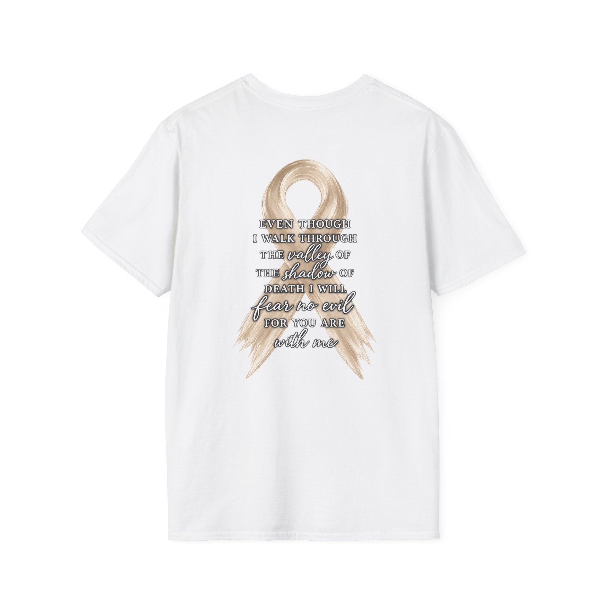 Psalm 23:4 Minimalist Christian T-Shirt — Faith Comfort Tee