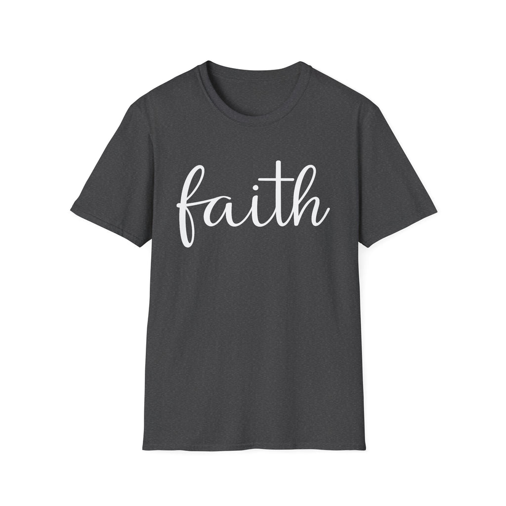 Faith Script T-Shirt — Inspirational Christian Tee