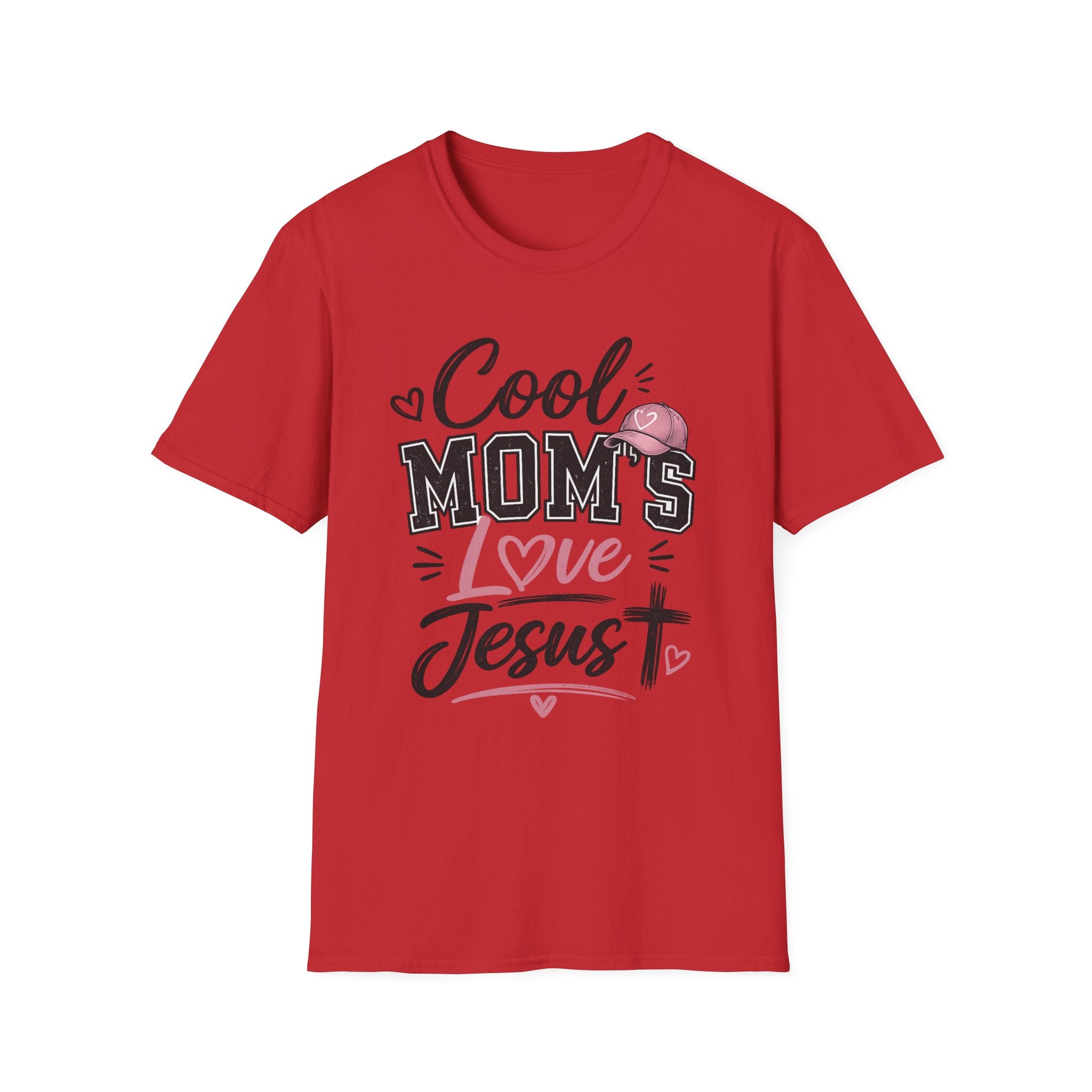 Cool Moms Love Jesus T-Shirt — Faith-Based Christian Mom Tee