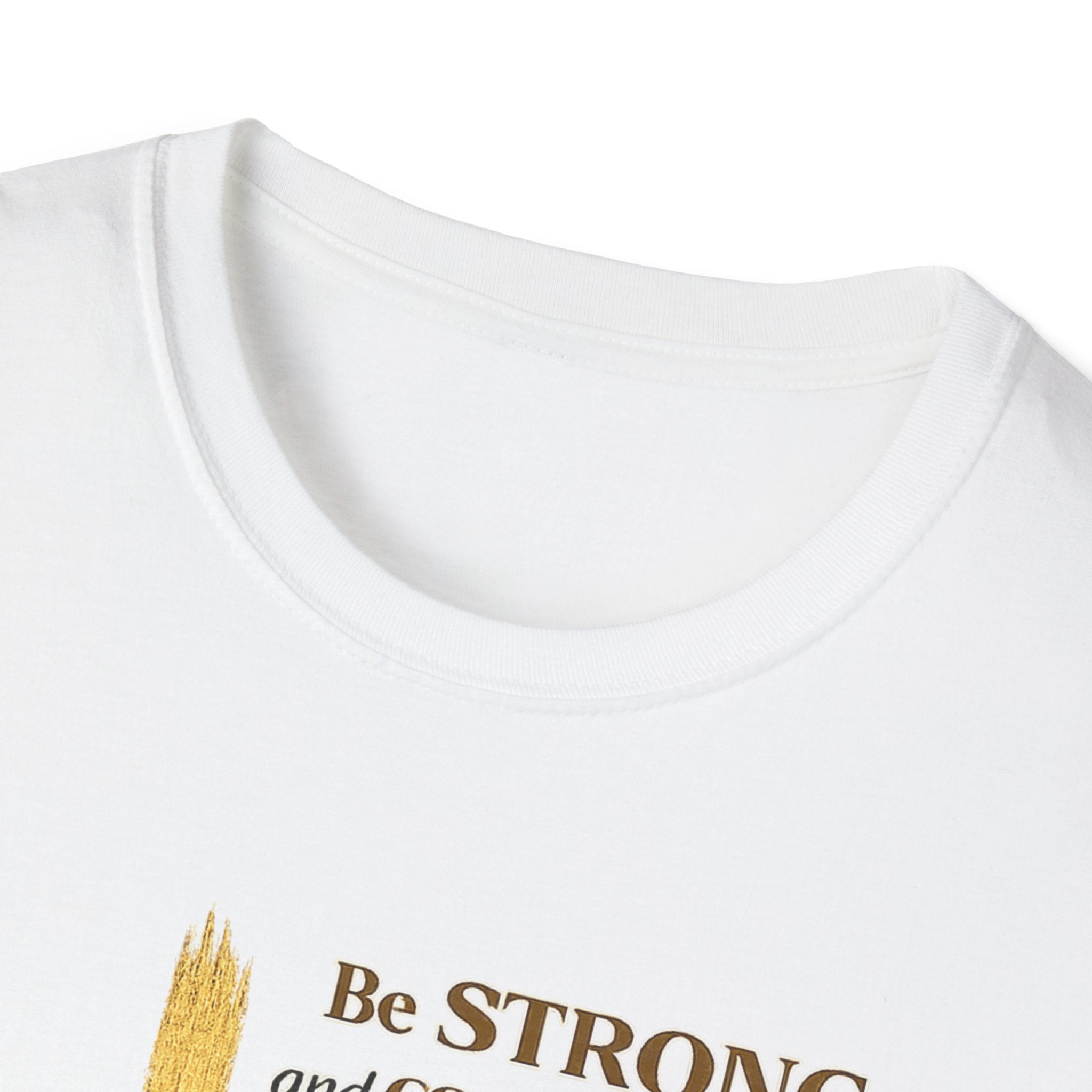 Class of 2026 Graduation T-Shirt — Gold Cross & Joshua 1:9 Inspirational Tee