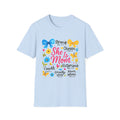 "She Is Mom" Floral Positive Affirmation Tee for Mothers, Mother's Day Gift
