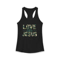 Black Jesus Loves Me Racerback Tank