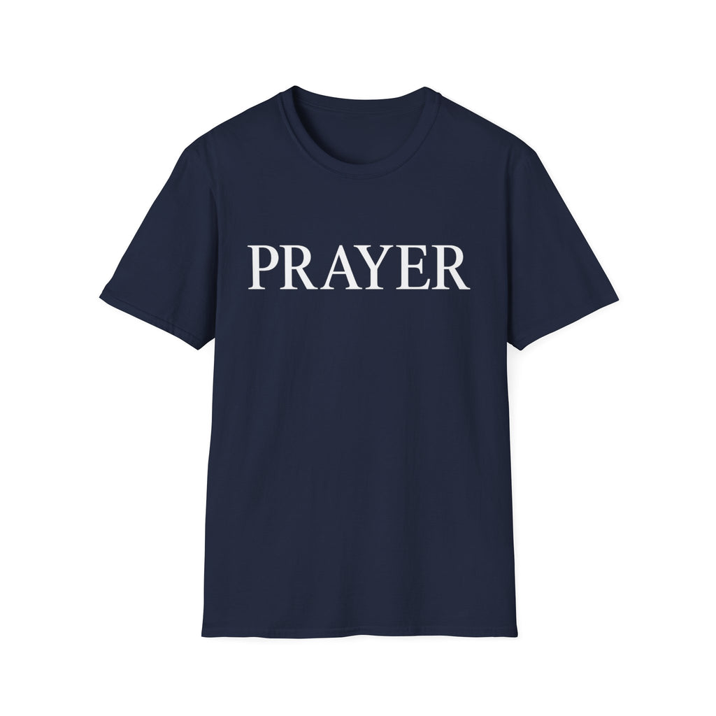 Prayer T-Shirt — Minimal Faith Graphic Tee for Christians