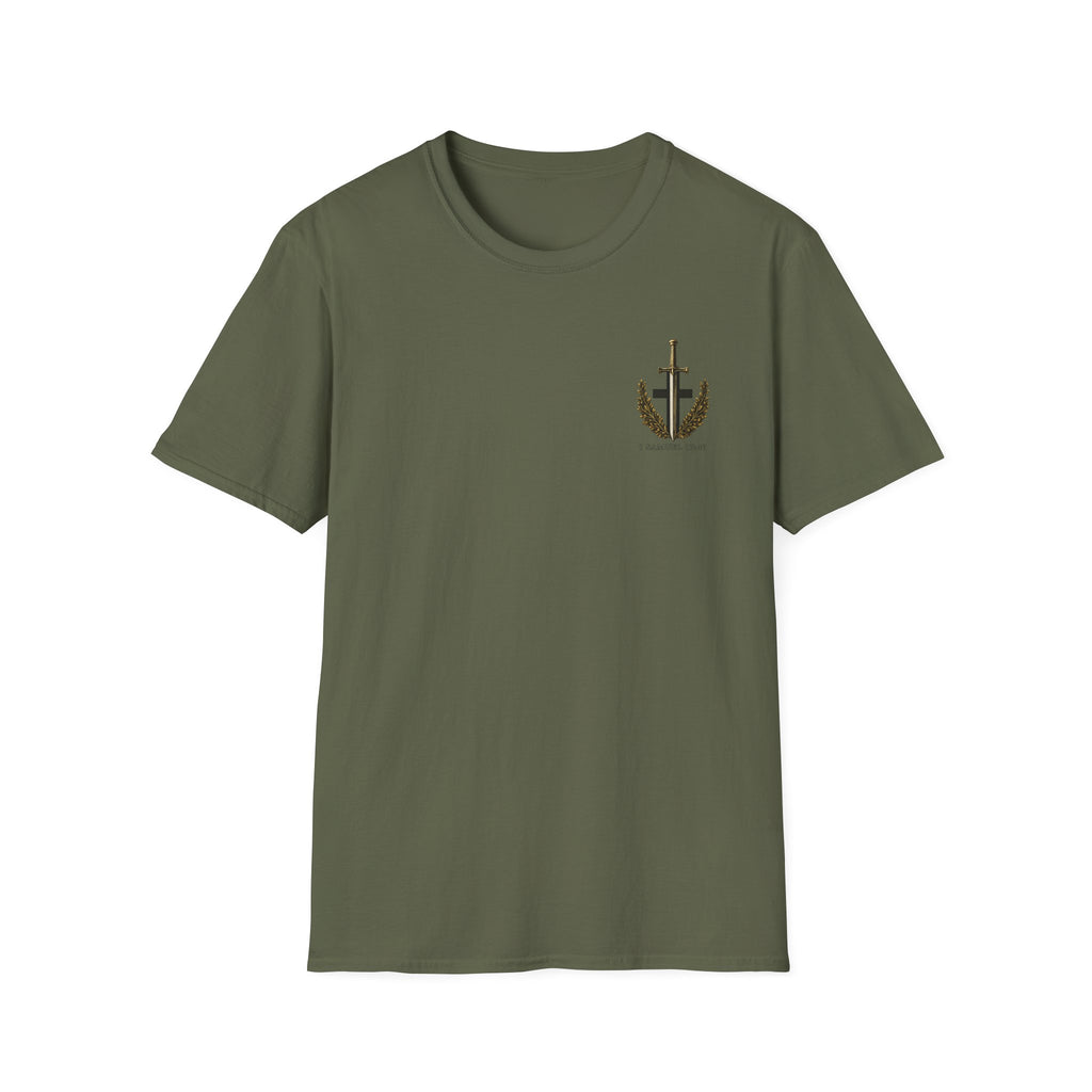 The Battle Belongs to the Lord T-Shirt — Christian Faith Tee (1 Samuel 17:47)