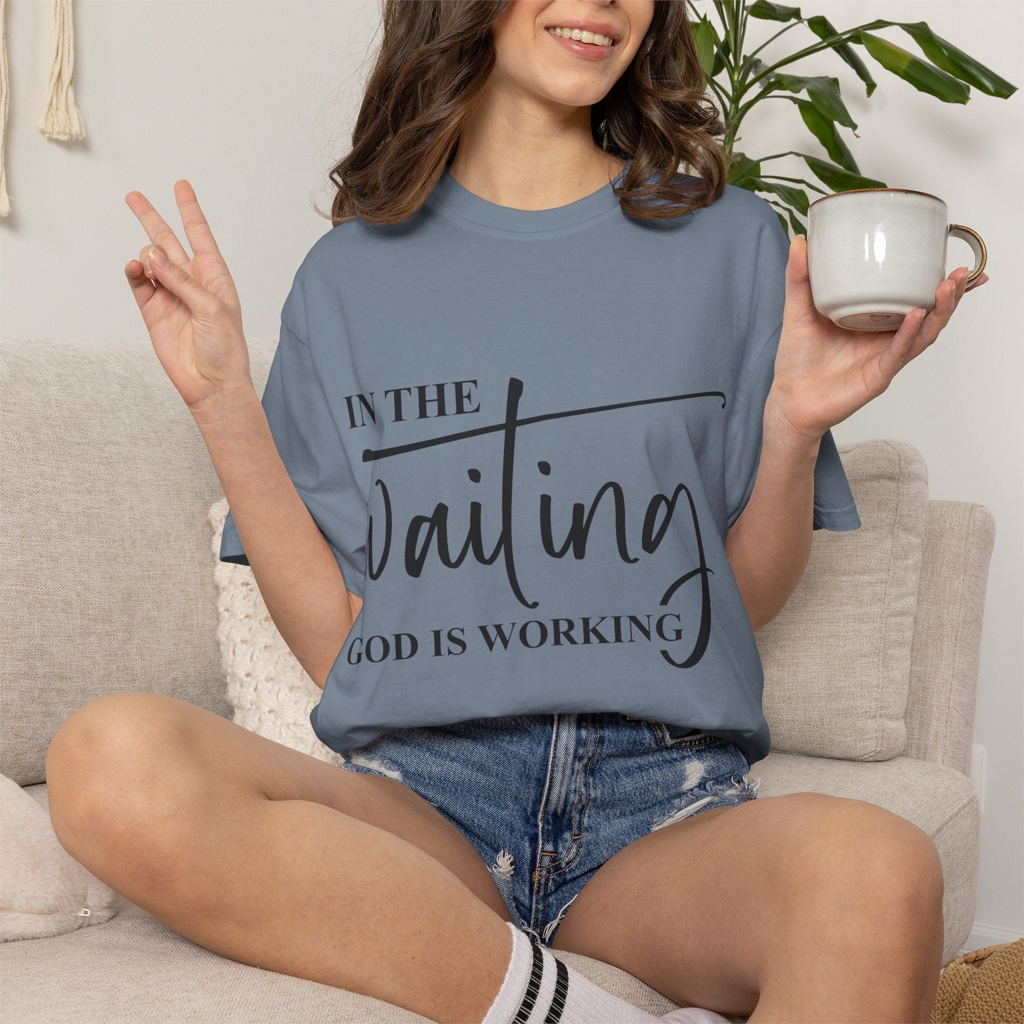 In the Waiting God Is Working Tee