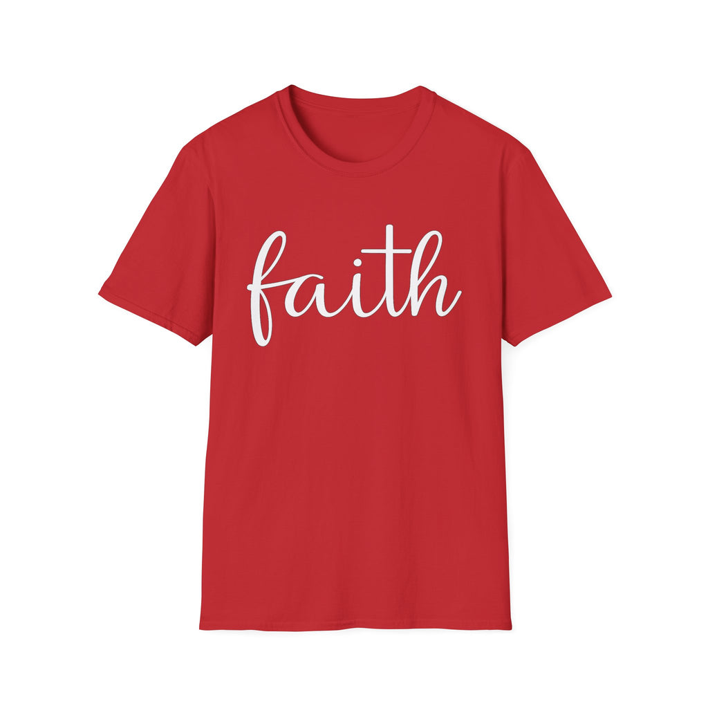 Faith Script T-Shirt — Inspirational Christian Tee