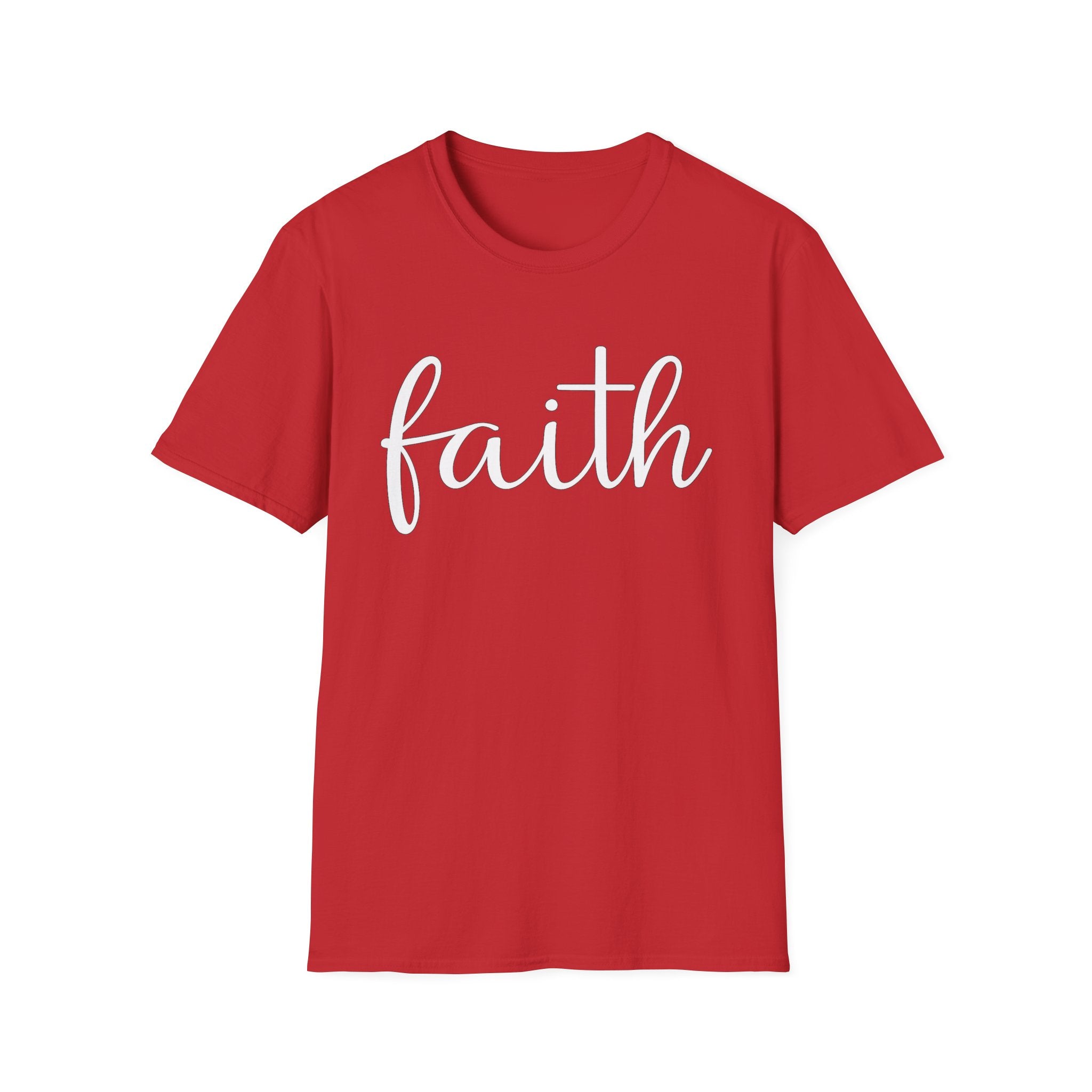 Faith Script T-Shirt — Inspirational Christian Tee