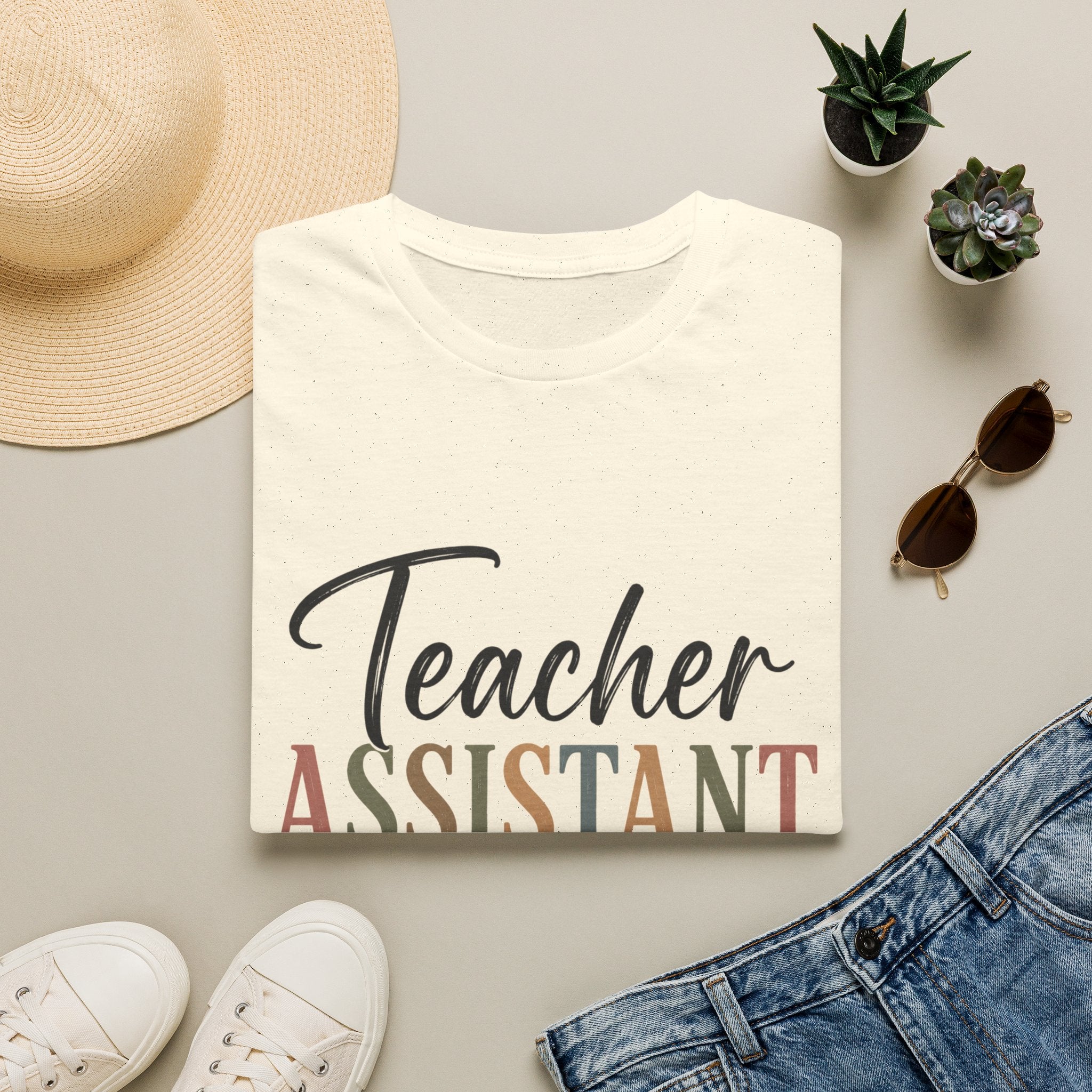 Teacher Assistant T‑Shirt — Stylish Appreciation Gift for School Support Staff