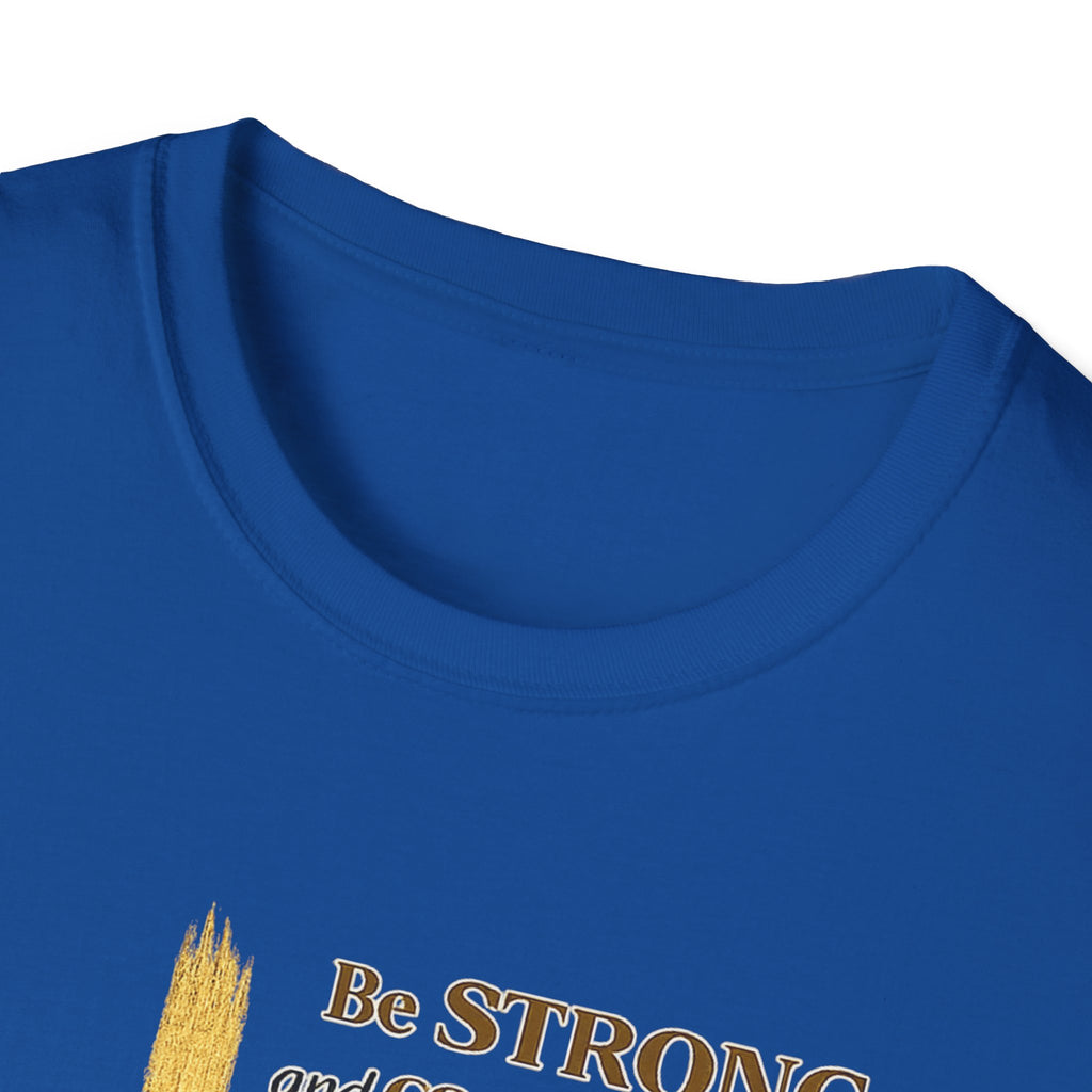 Class of 2026 Graduation T-Shirt — Gold Cross & Joshua 1:9 Inspirational Tee