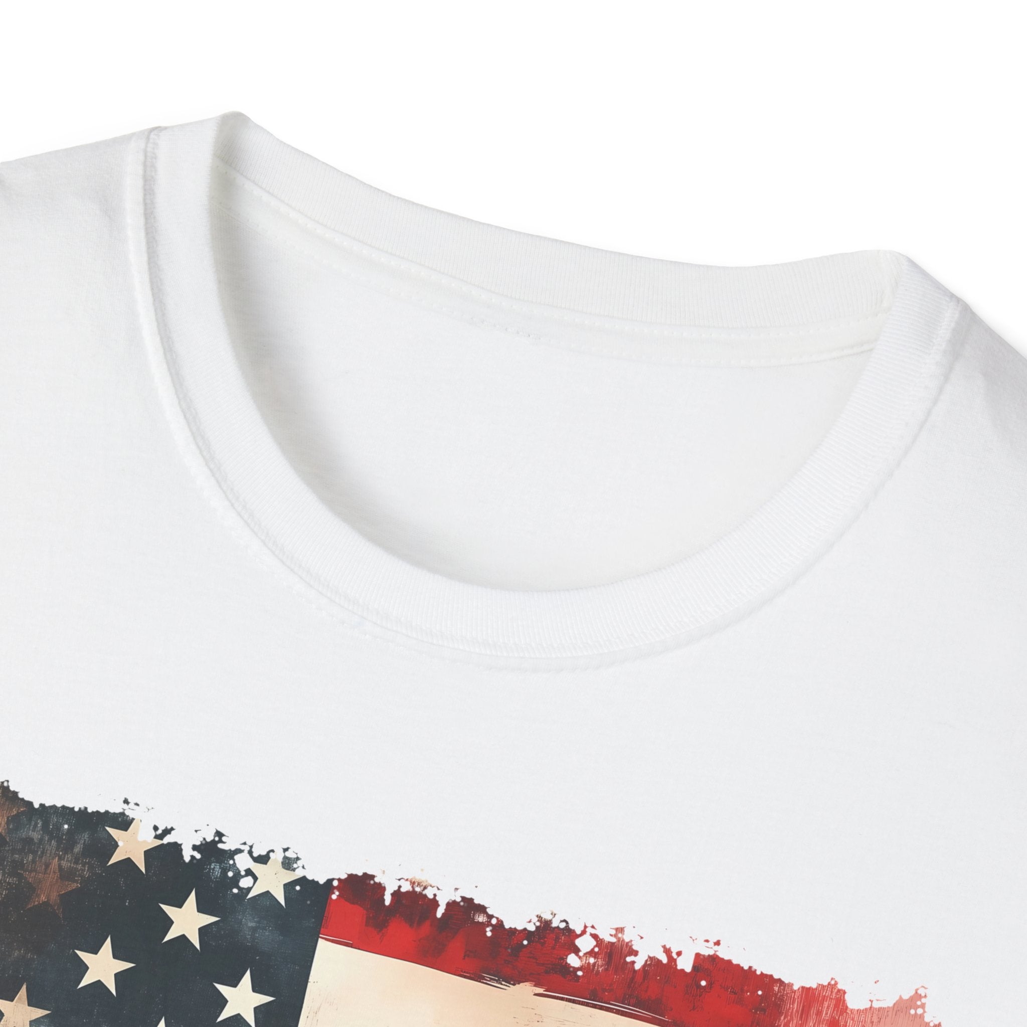 Brave American Flag Unisex T-Shirt — Patriotic Military Tribute Tee