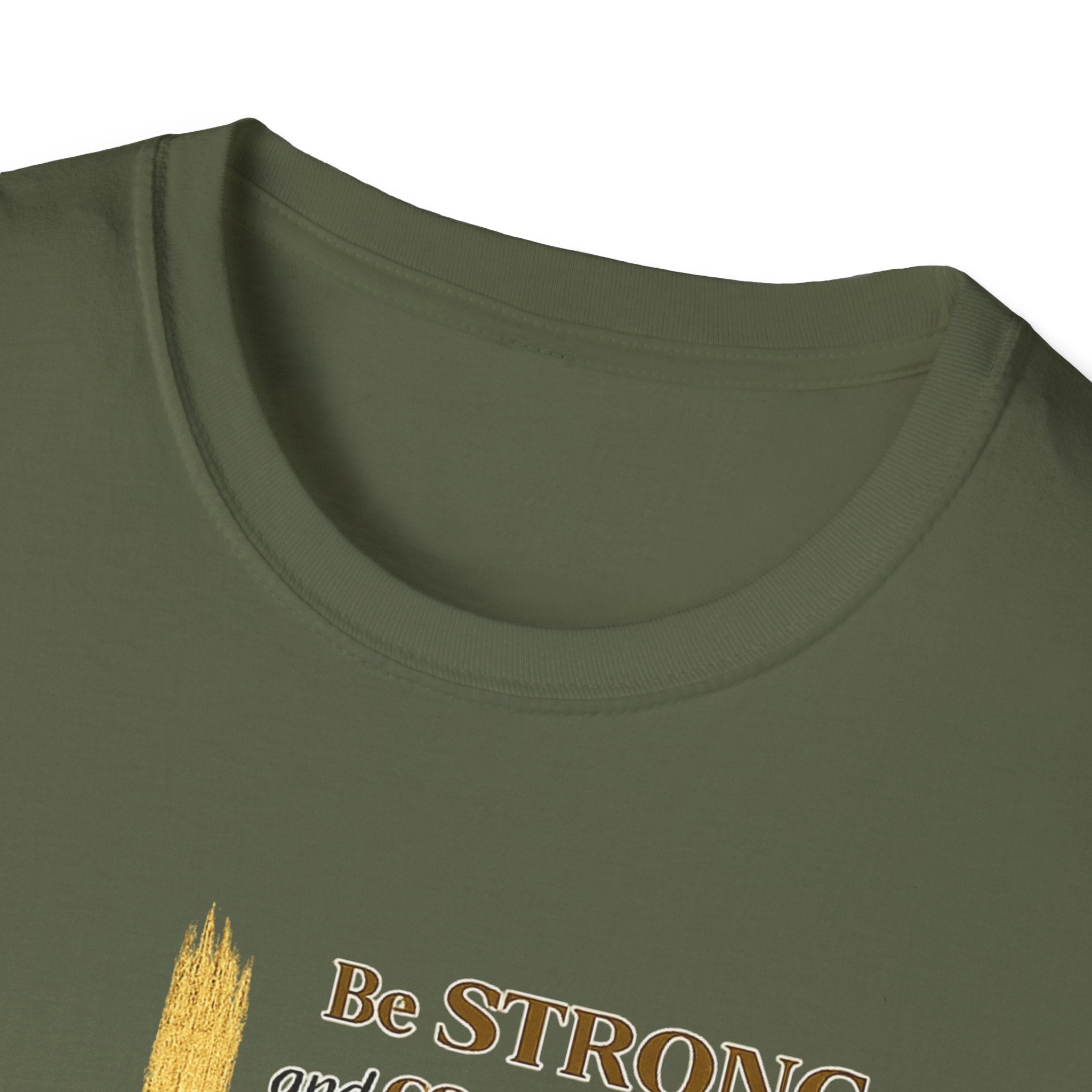 Class of 2026 Graduation T-Shirt — Gold Cross & Joshua 1:9 Inspirational Tee