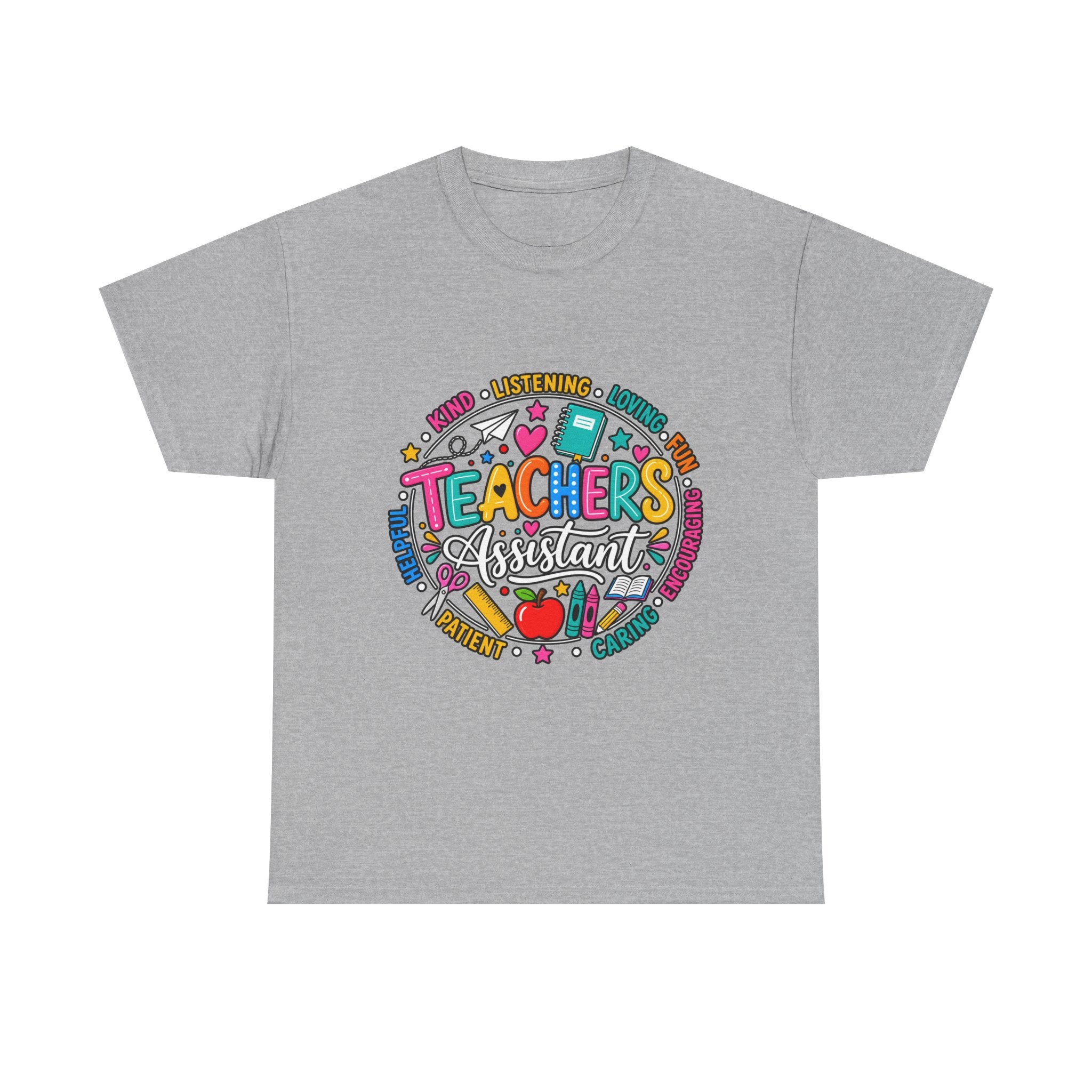 Teacher’s Assistant T-Shirt — Colorful Back-to-School Appreciation Tee
