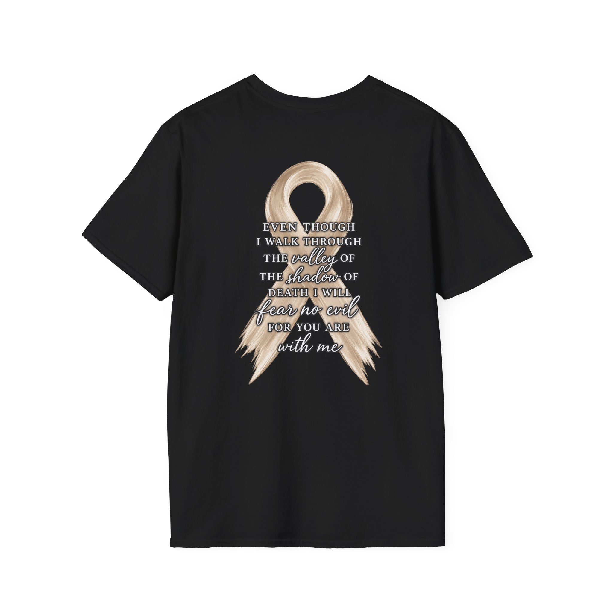 Psalm 23:4 Minimalist Christian T-Shirt — Faith Comfort Tee