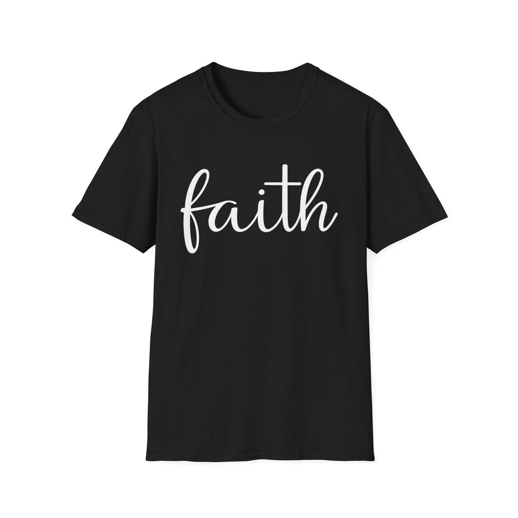 Faith Script T-Shirt — Inspirational Christian Tee