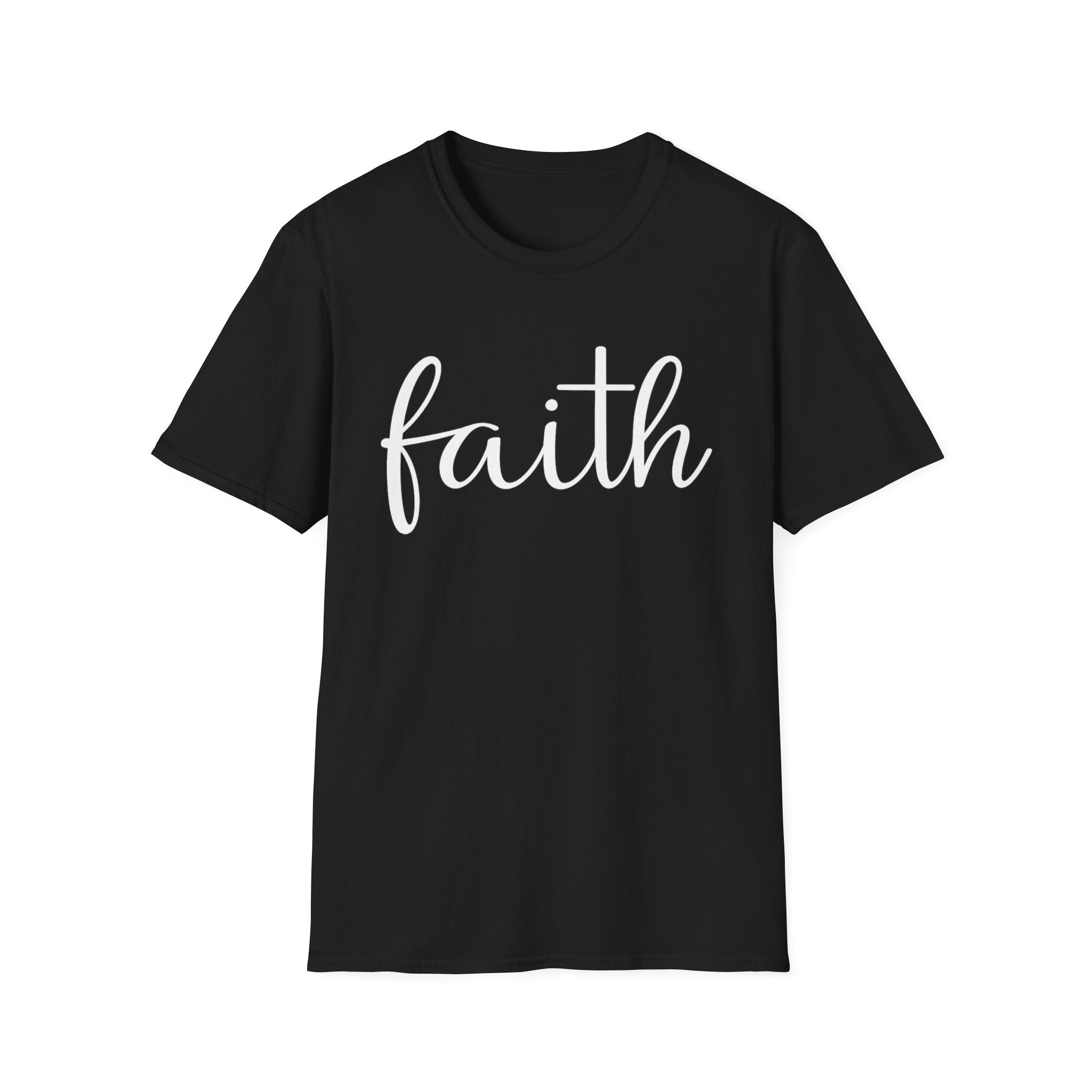 Faith Script T-Shirt — Inspirational Christian Tee