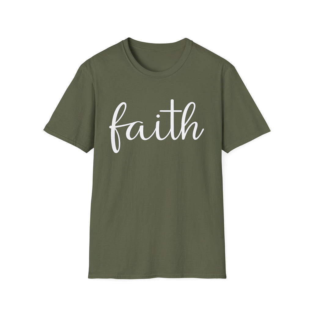 Faith Script T-Shirt — Inspirational Christian Tee