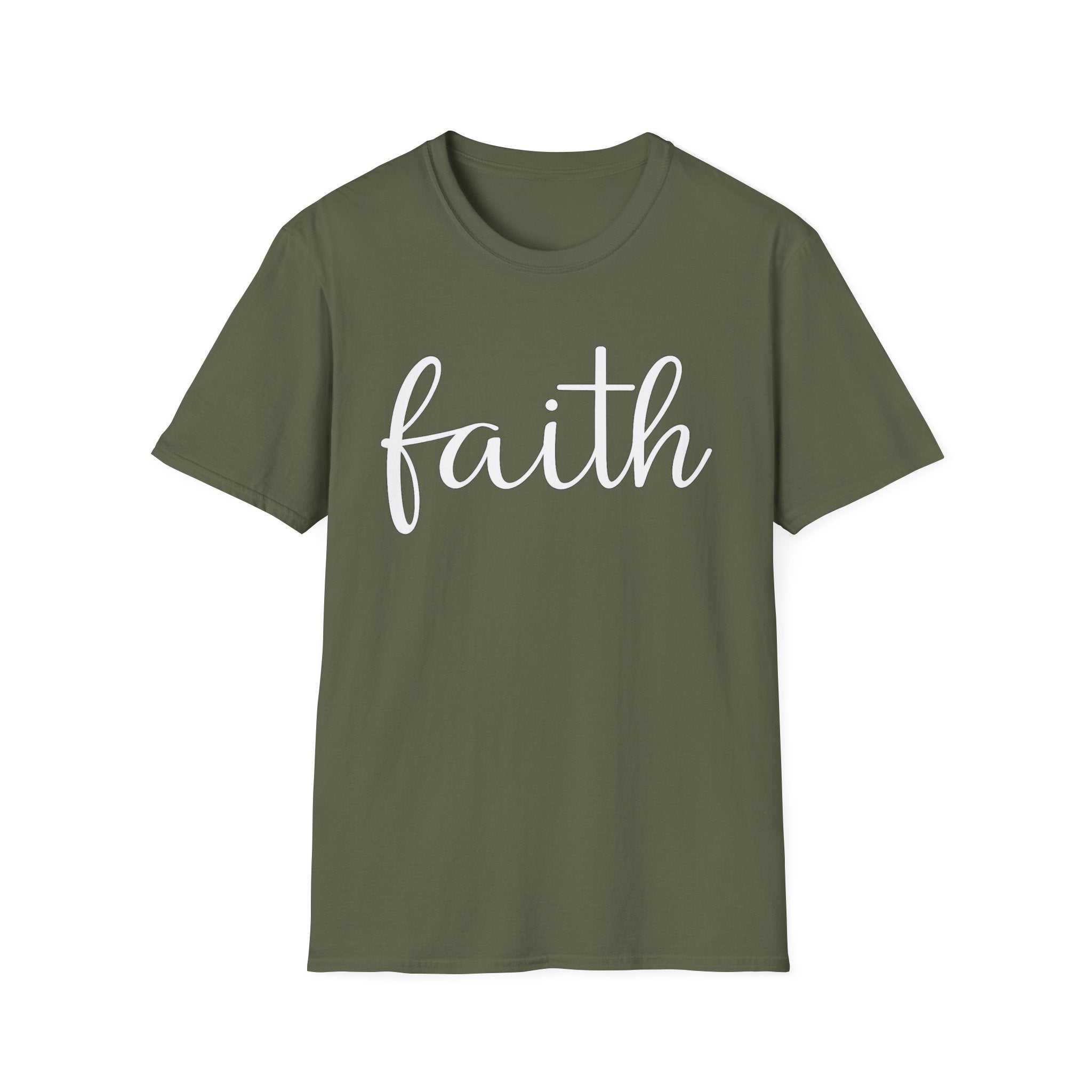 Faith Script T-Shirt — Inspirational Christian Tee