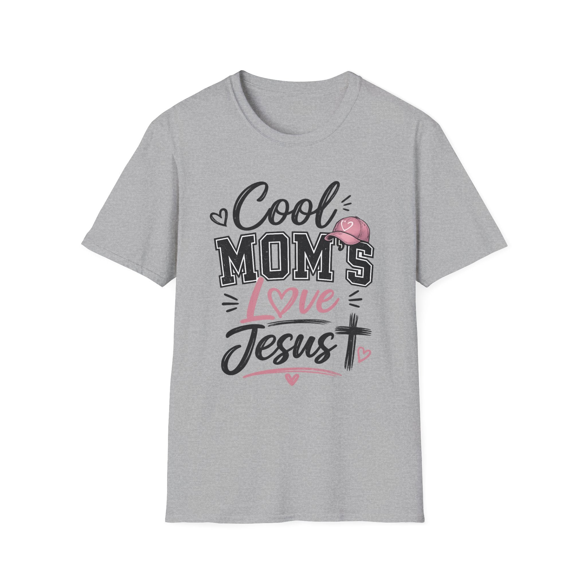 Cool Moms Love Jesus T-Shirt — Faith-Based Christian Mom Tee