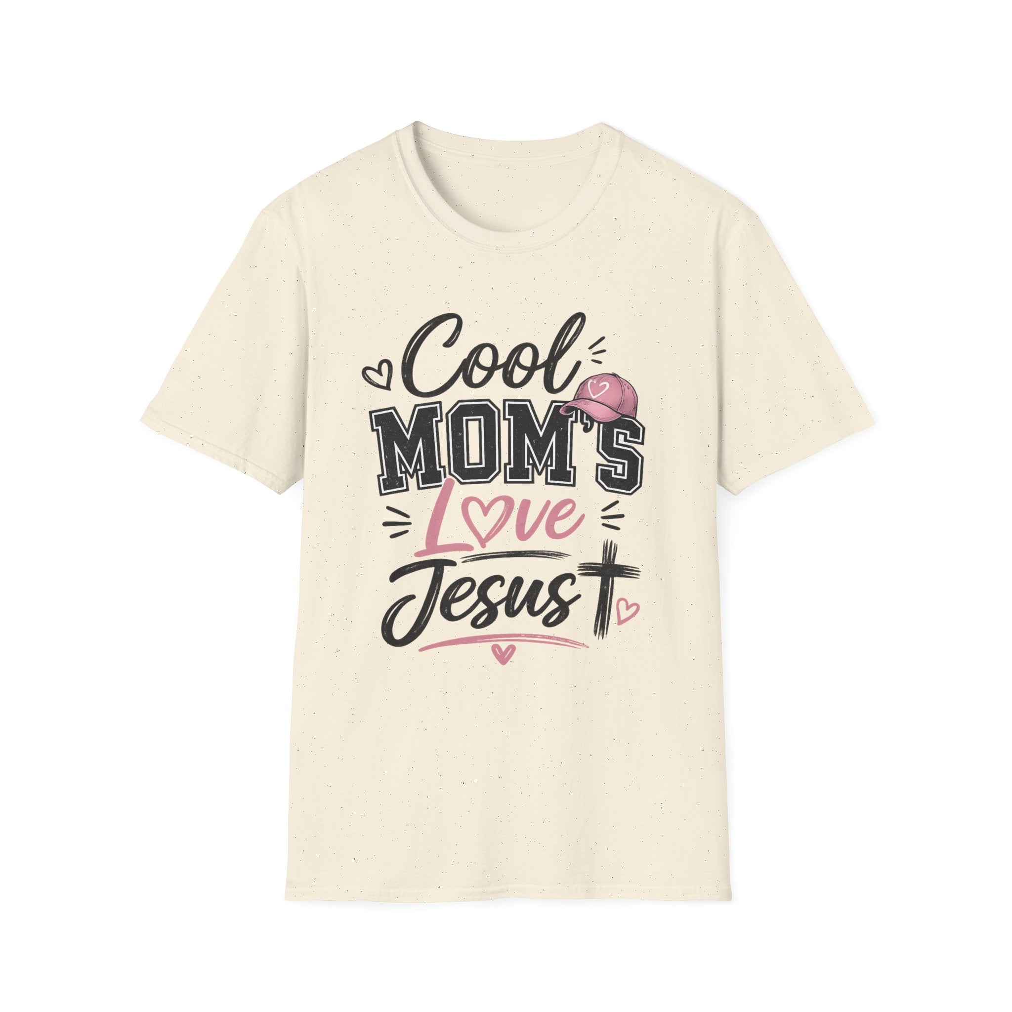 Cool Moms Love Jesus T-Shirt — Faith-Based Christian Mom Tee