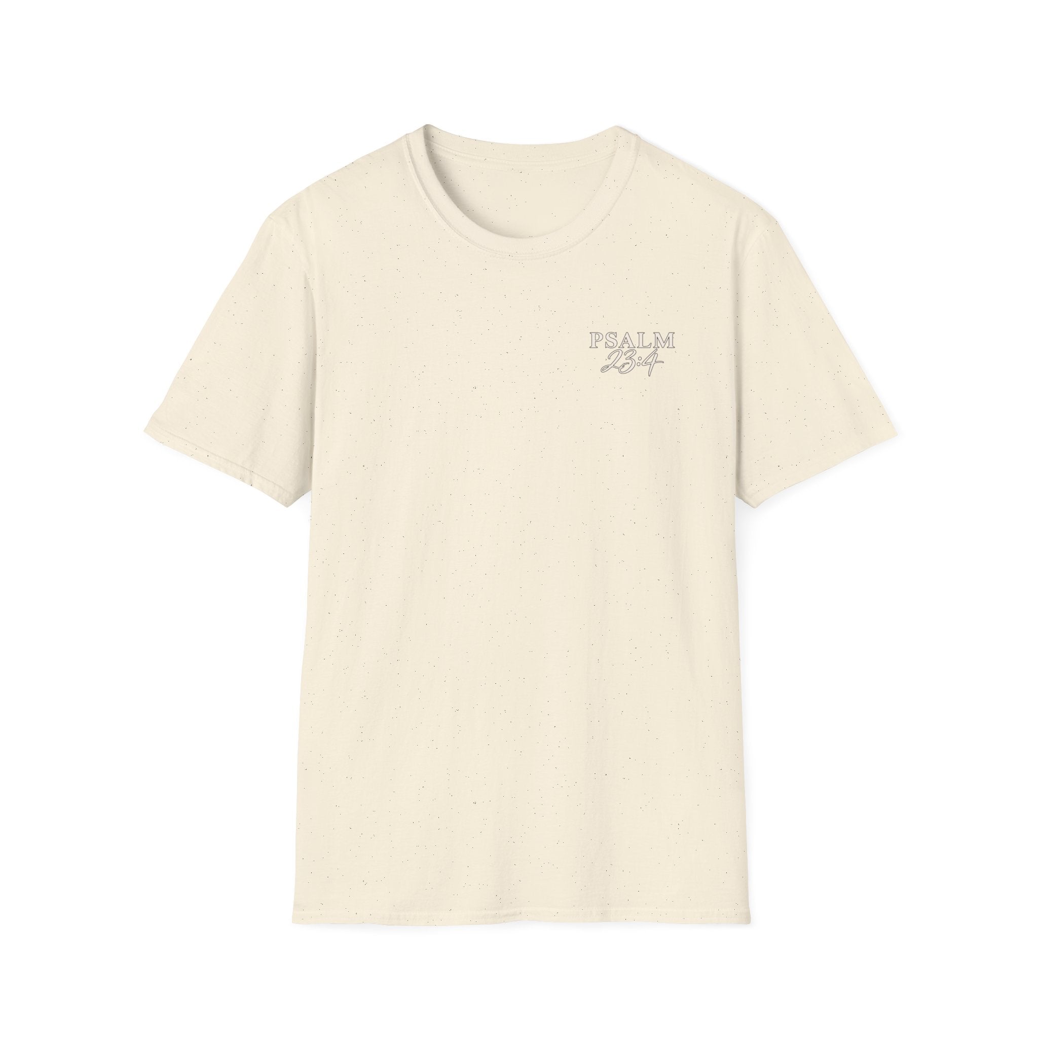 Psalm 23:4 Minimalist Christian T-Shirt — Faith Comfort Tee