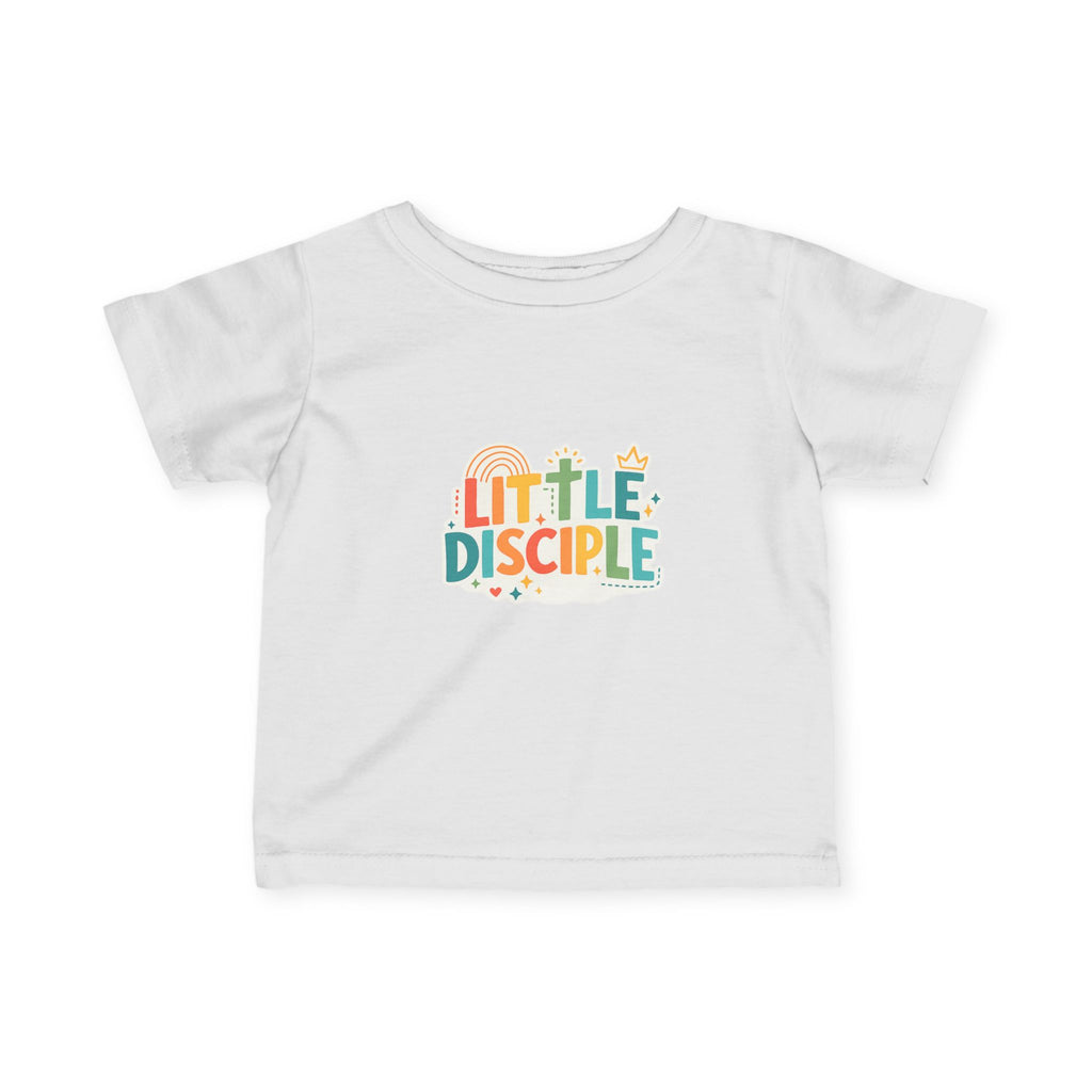 Infant Tee - "Little Disciple" Colorful Rainbow Baby Shirt