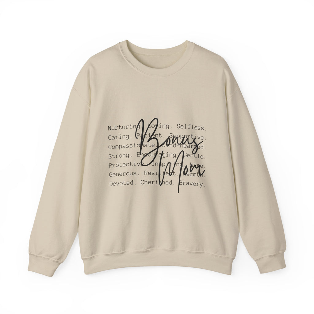 Brave Mom Crewneck Sweatshirt — Inspirational Mother Typography Pullover