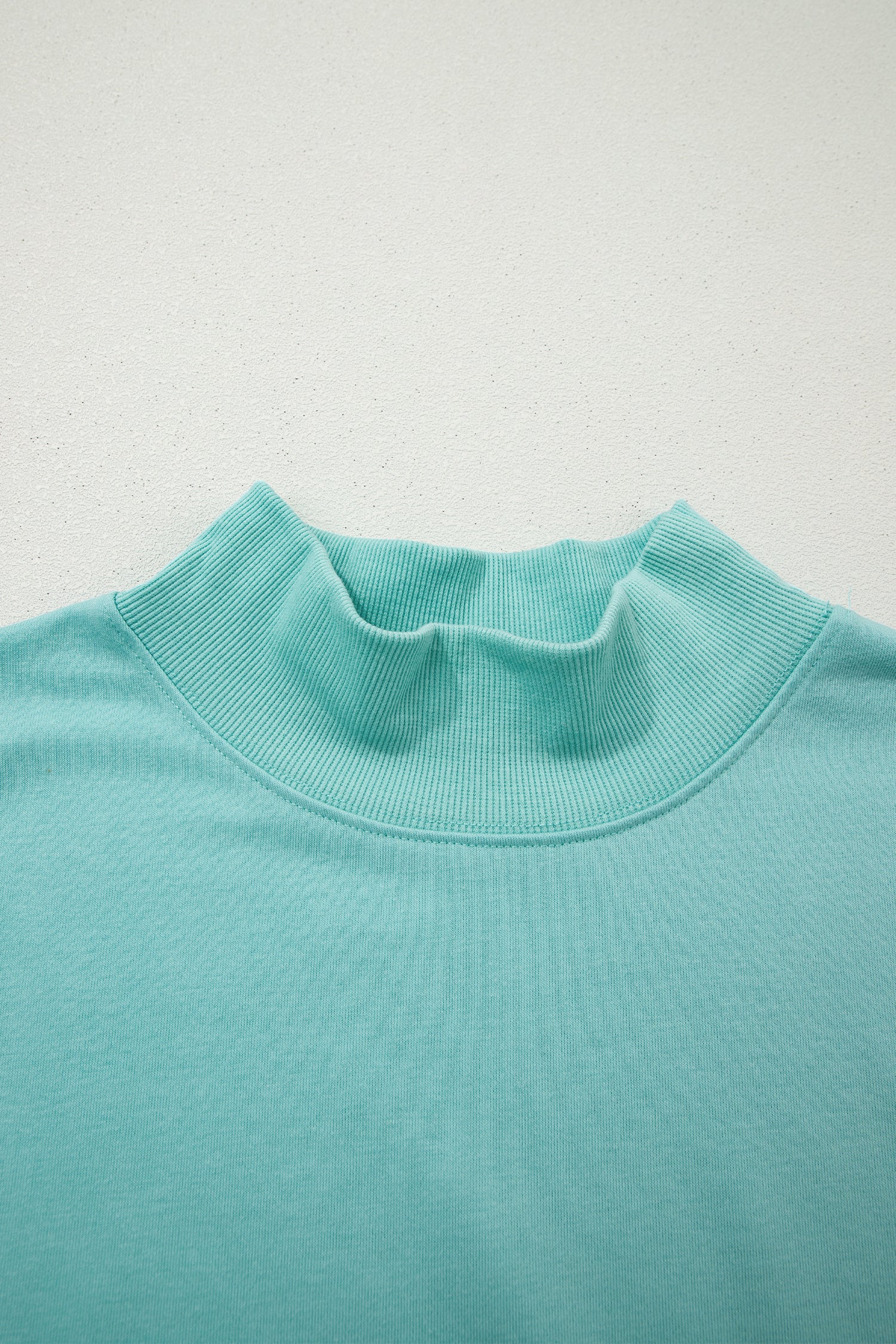 Pink Solid Color High Neck Cap Sleeve Loose Top
