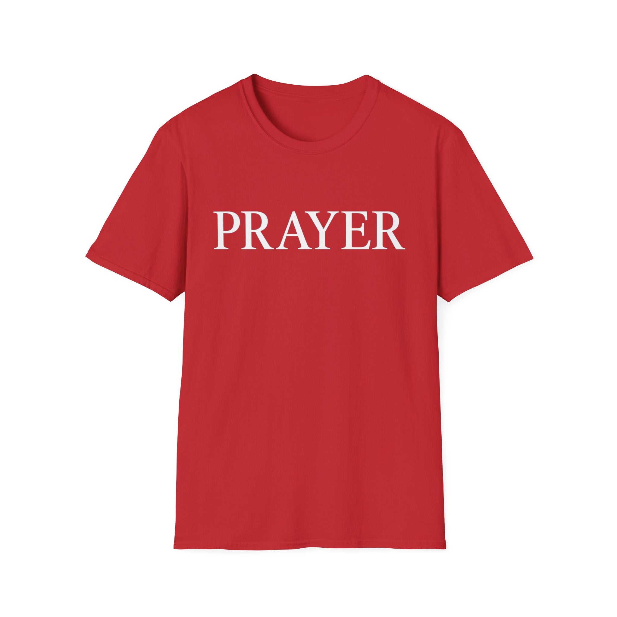 Prayer T-Shirt — Minimal Faith Graphic Tee for Christians