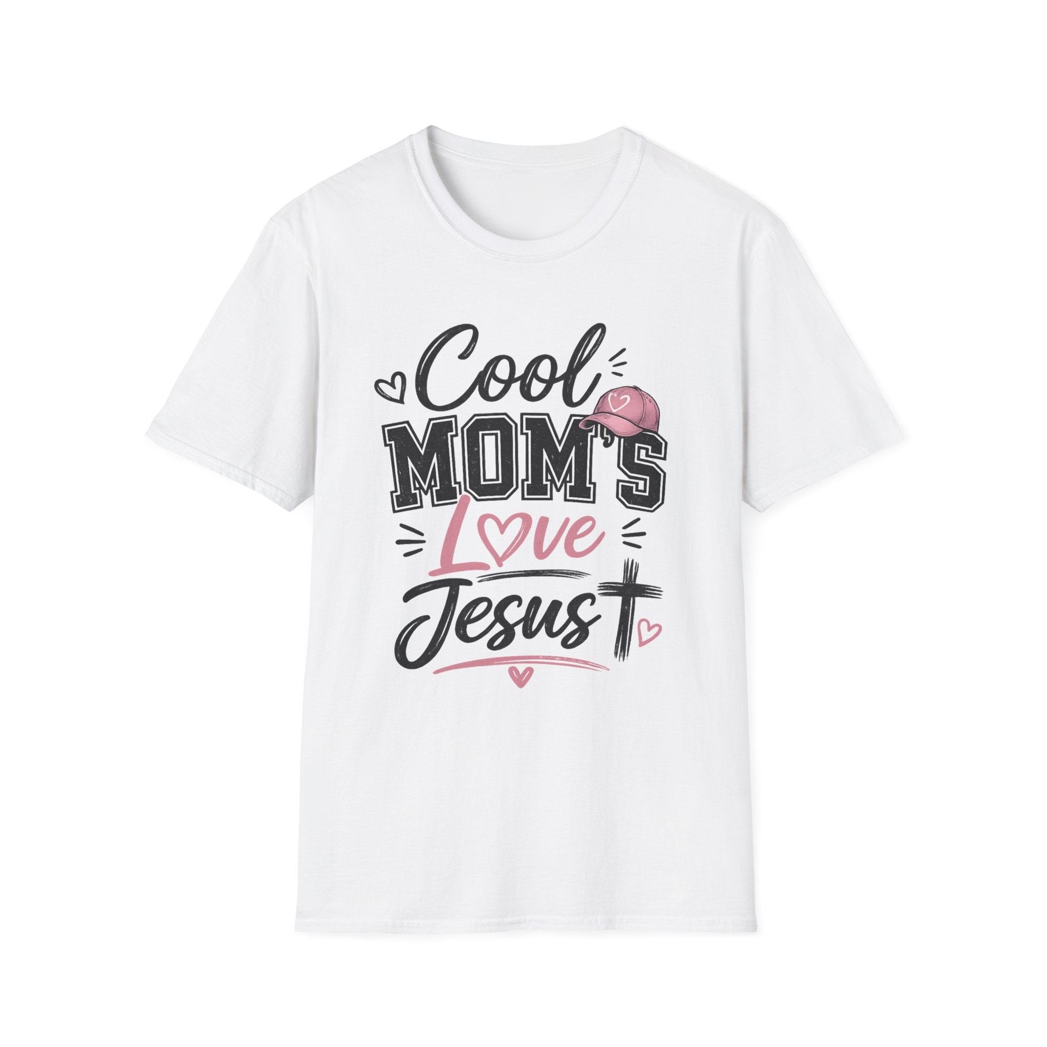 Cool Moms Love Jesus T-Shirt — Faith-Based Christian Mom Tee
