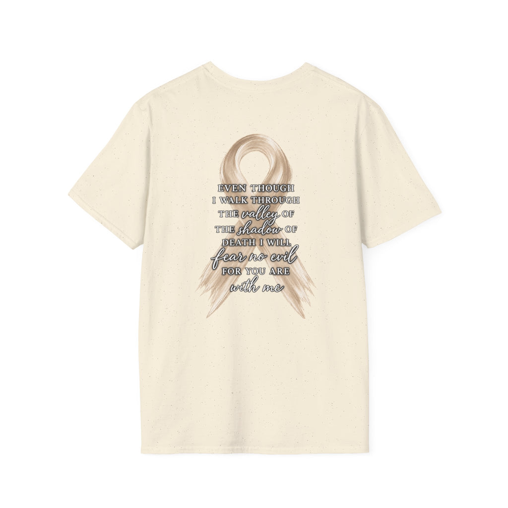 Psalm 23:4 Minimalist Christian T-Shirt — Faith Comfort Tee