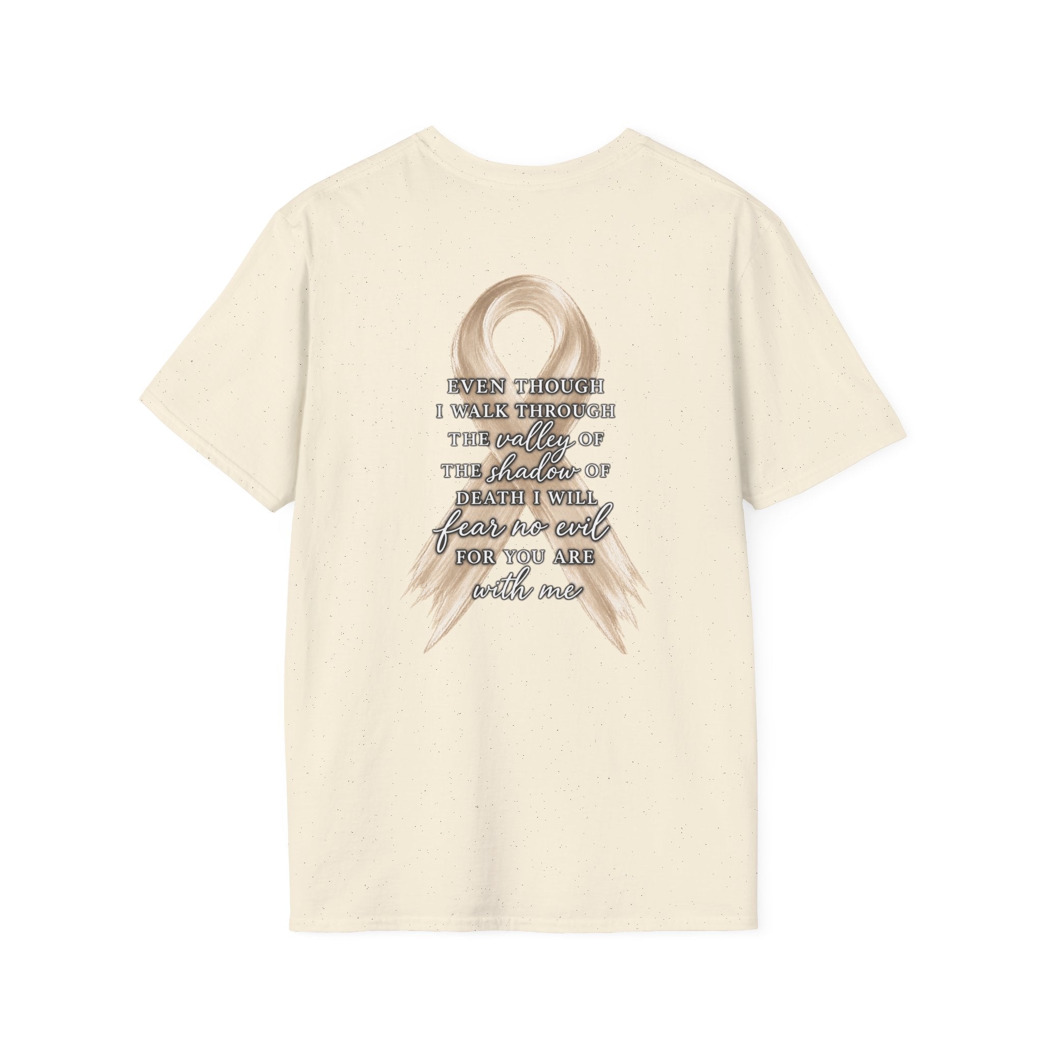 Psalm 23:4 Minimalist Christian T-Shirt — Faith Comfort Tee