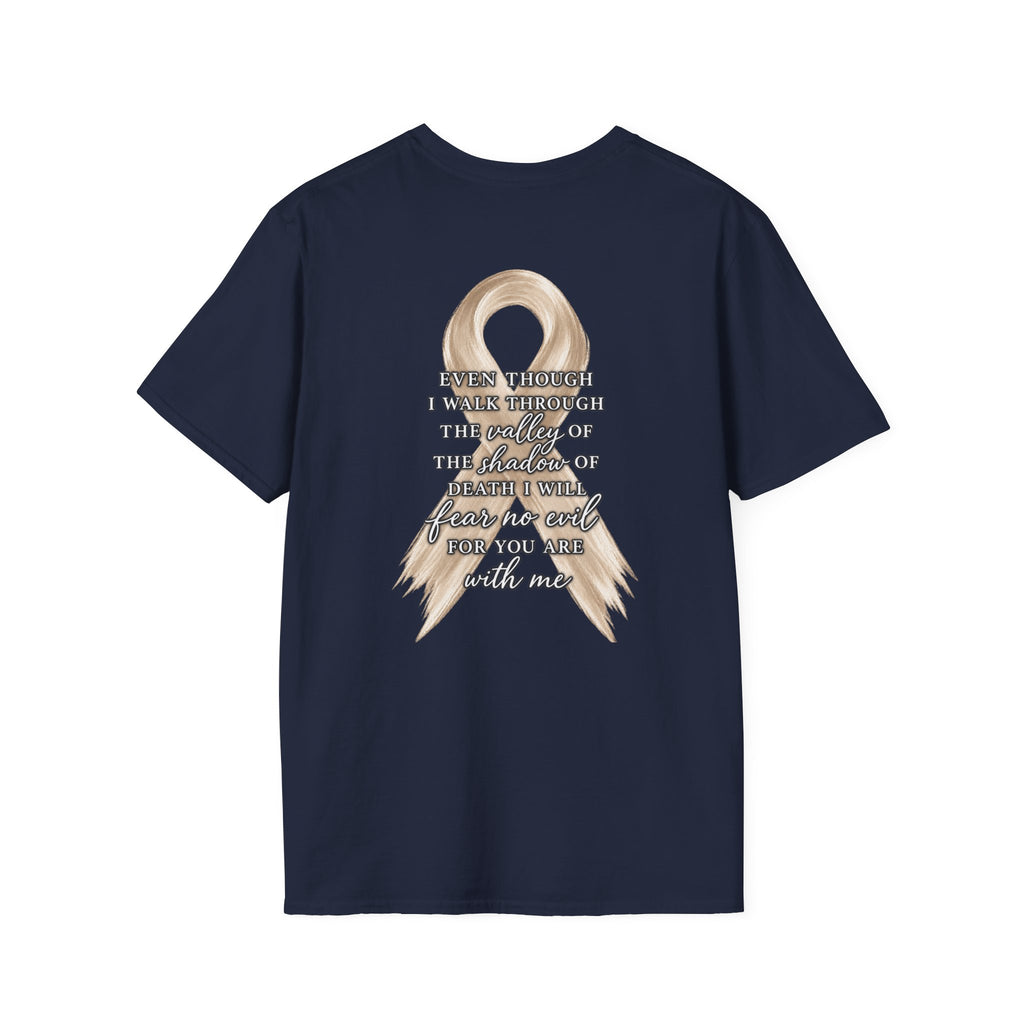 Psalm 23:4 Minimalist Christian T-Shirt — Faith Comfort Tee
