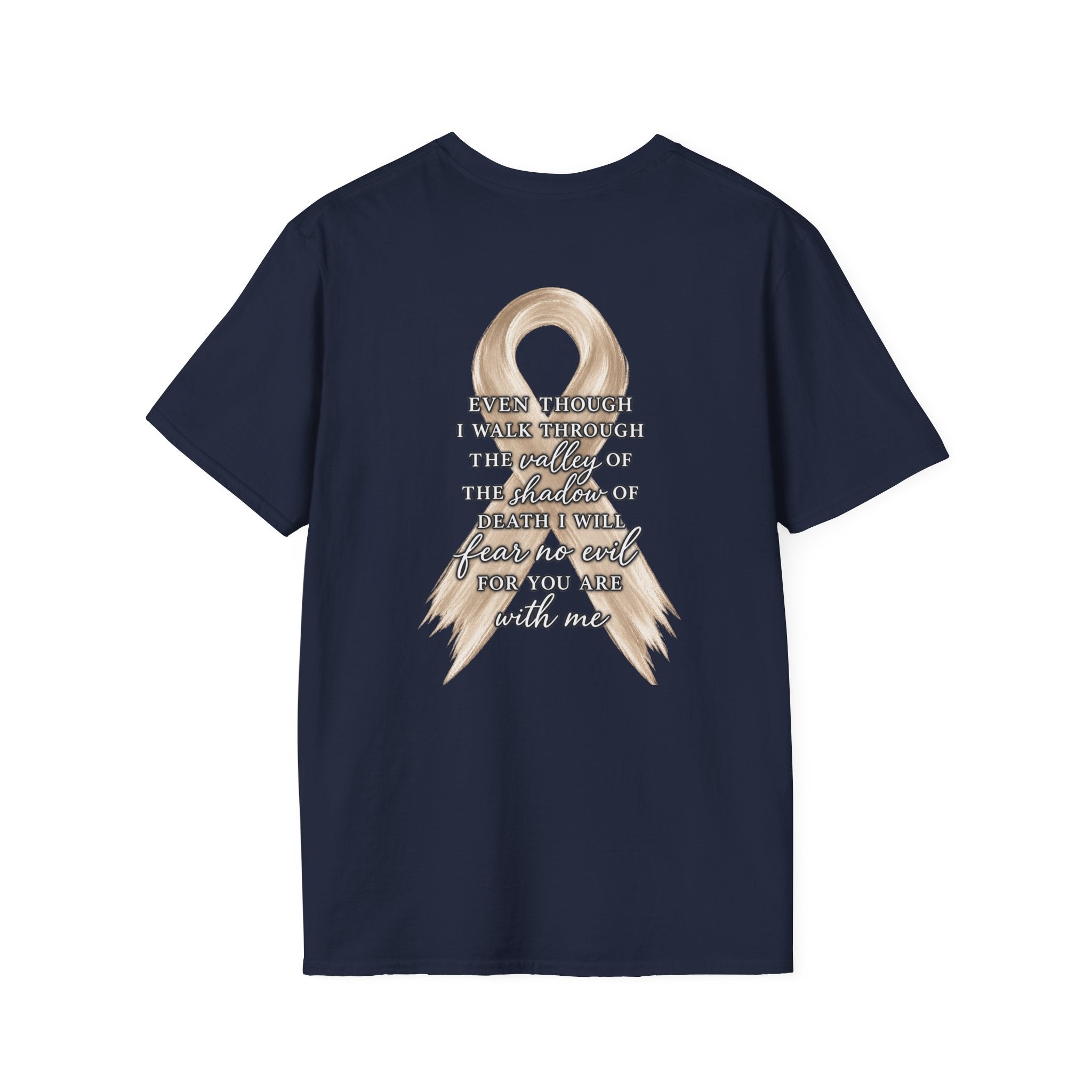 Psalm 23:4 Minimalist Christian T-Shirt — Faith Comfort Tee