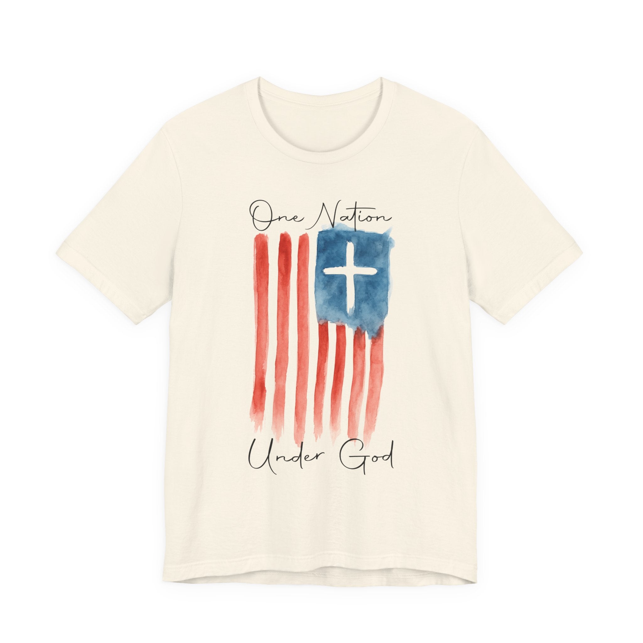 One Nation Under God Flag T-Shirt — Christian American Patriotic Tee