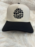 Jesus Saves Blk Hat