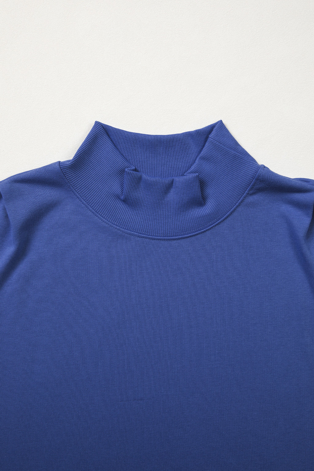 Pink Solid Color High Neck Cap Sleeve Loose Top