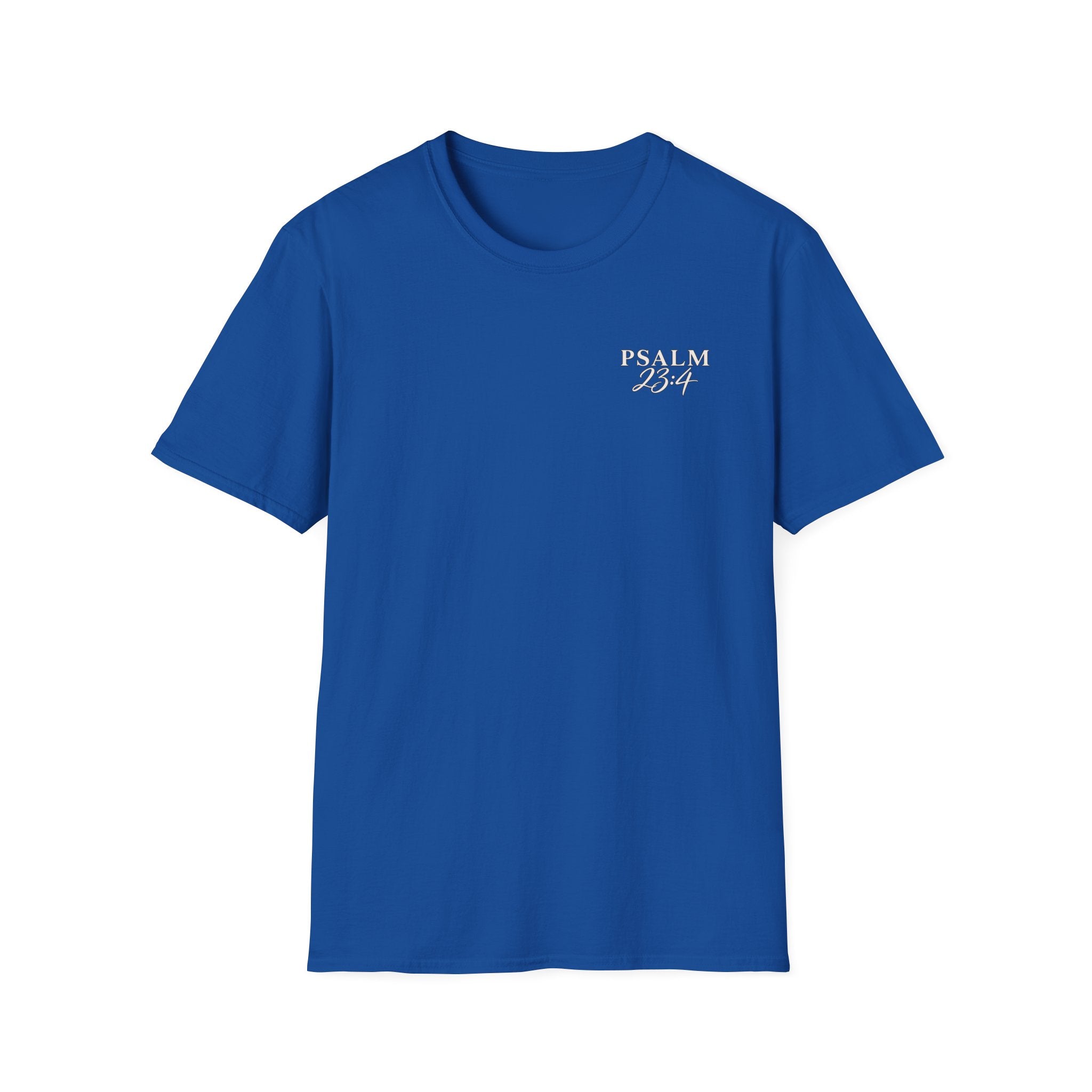 Psalm 23:4 Minimalist Christian T-Shirt — Faith Comfort Tee