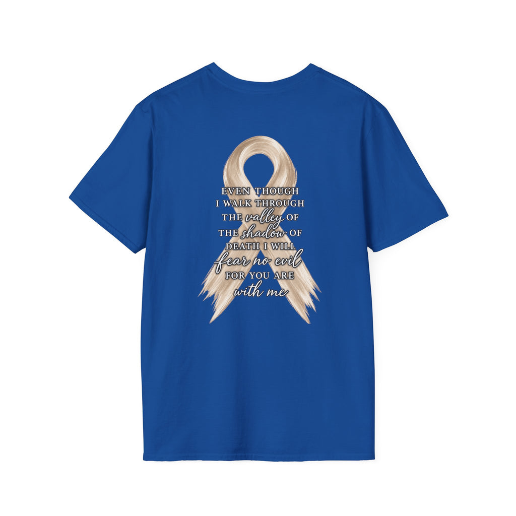Psalm 23:4 Minimalist Christian T-Shirt — Faith Comfort Tee