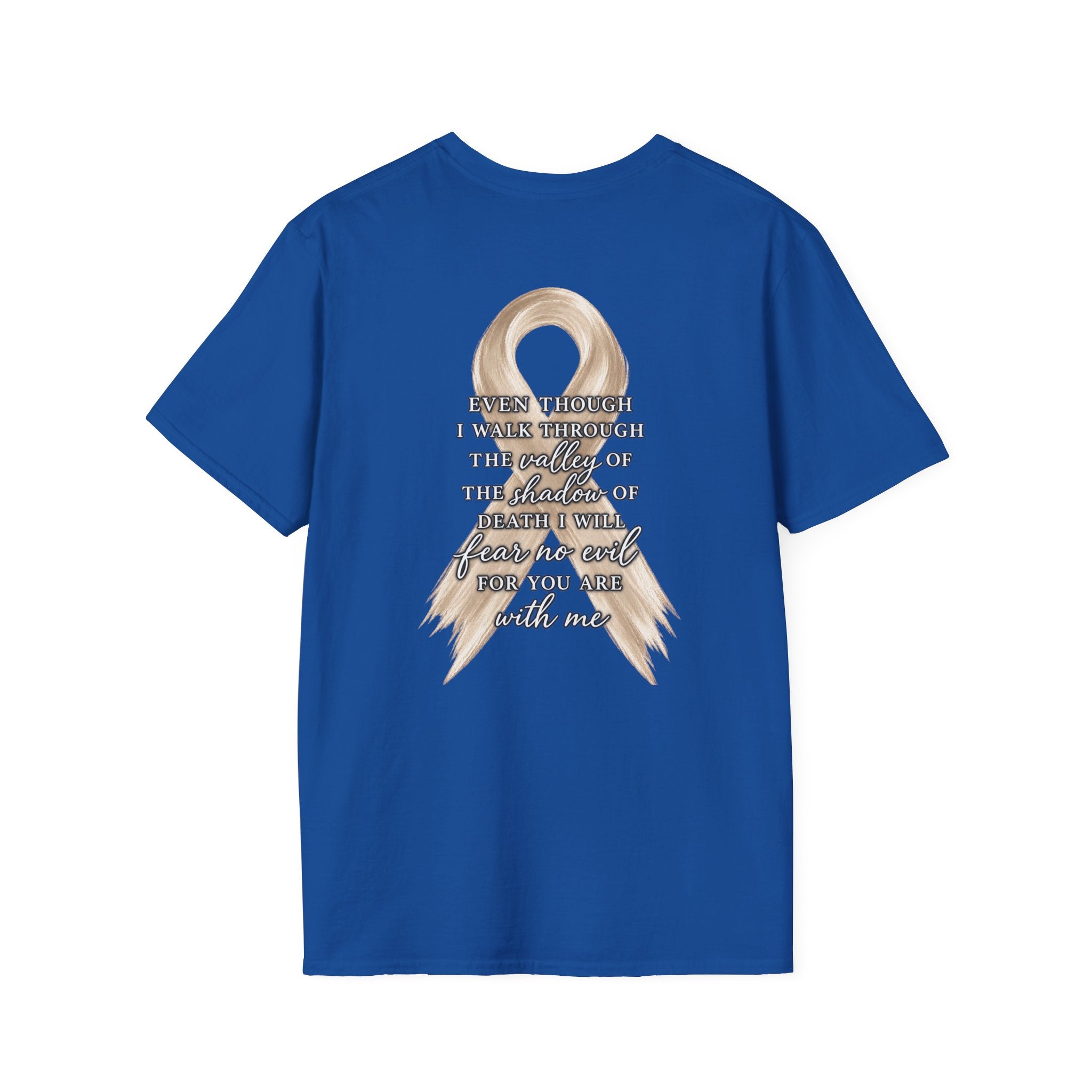 Psalm 23:4 Minimalist Christian T-Shirt — Faith Comfort Tee