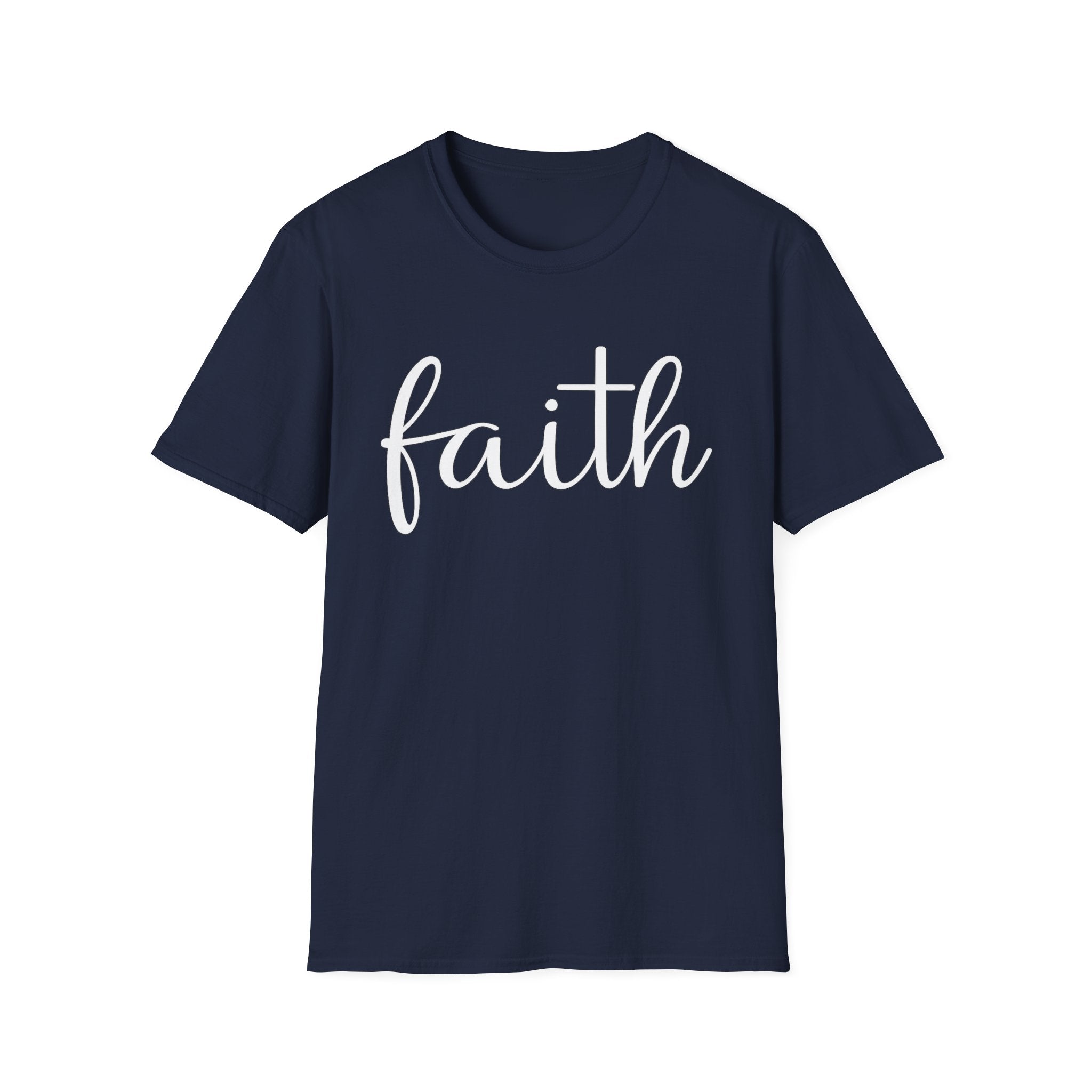 Faith Script T-Shirt — Inspirational Christian Tee