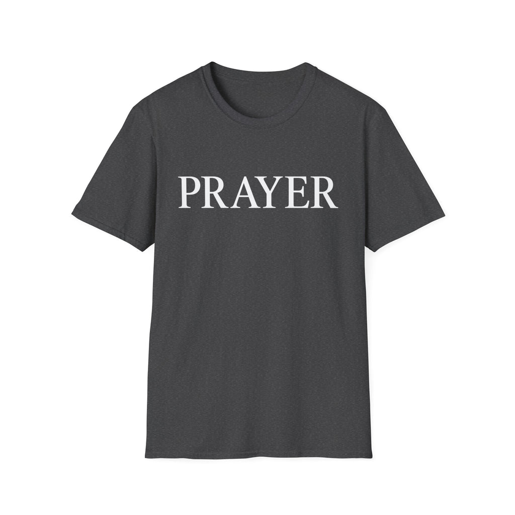Prayer T-Shirt — Minimal Faith Graphic Tee for Christians
