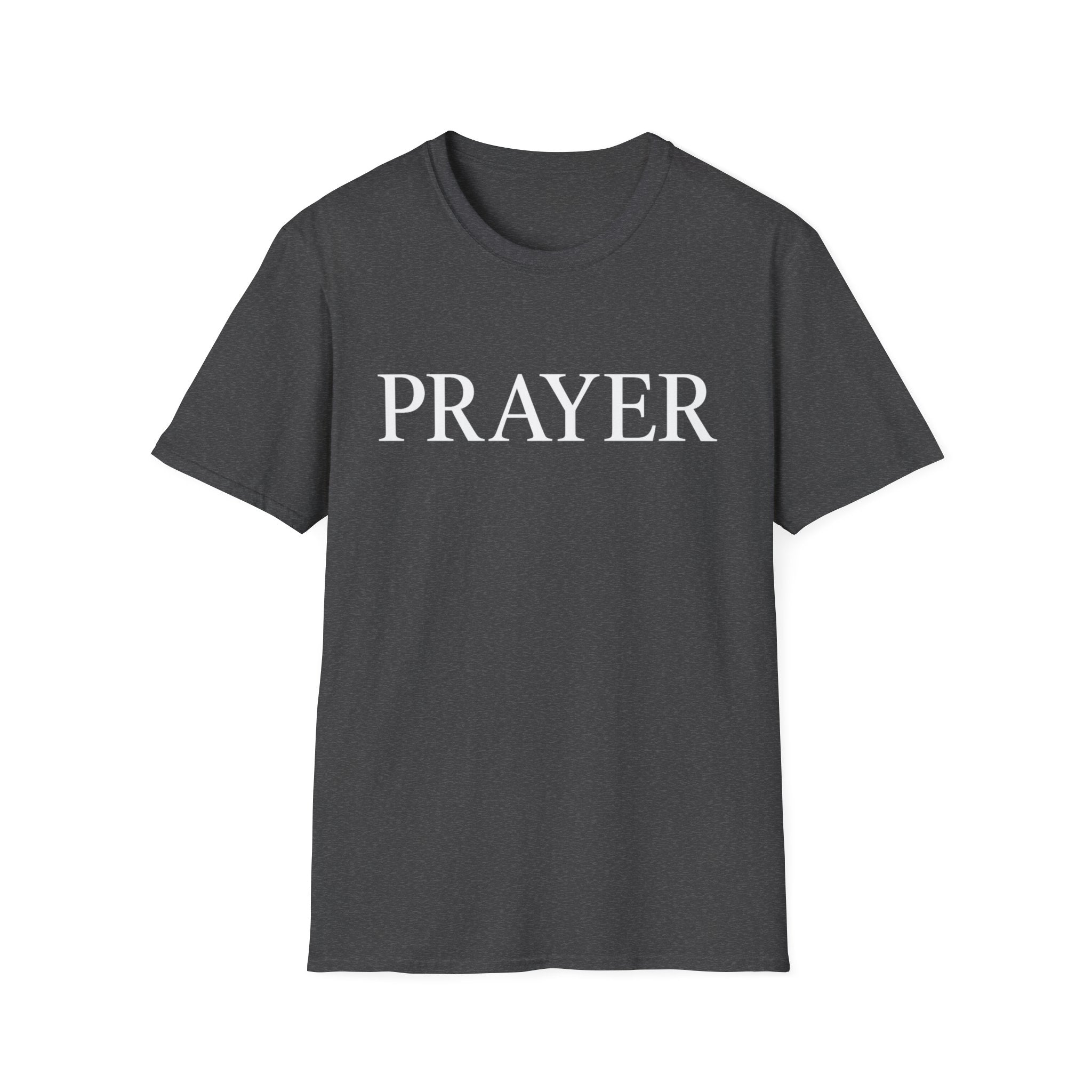 Prayer T-Shirt — Minimal Faith Graphic Tee for Christians