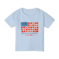 250 Years of Freedom USA Flag Flora Toddler T-shirt