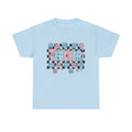Teacher Floral Tee — Retro Checkerboard Daisy Graphic Shirt