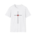 Heart Cross T-Shirt — Minimal Christian Faith Tee