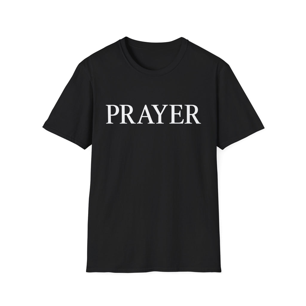Prayer T-Shirt — Minimal Faith Graphic Tee for Christians