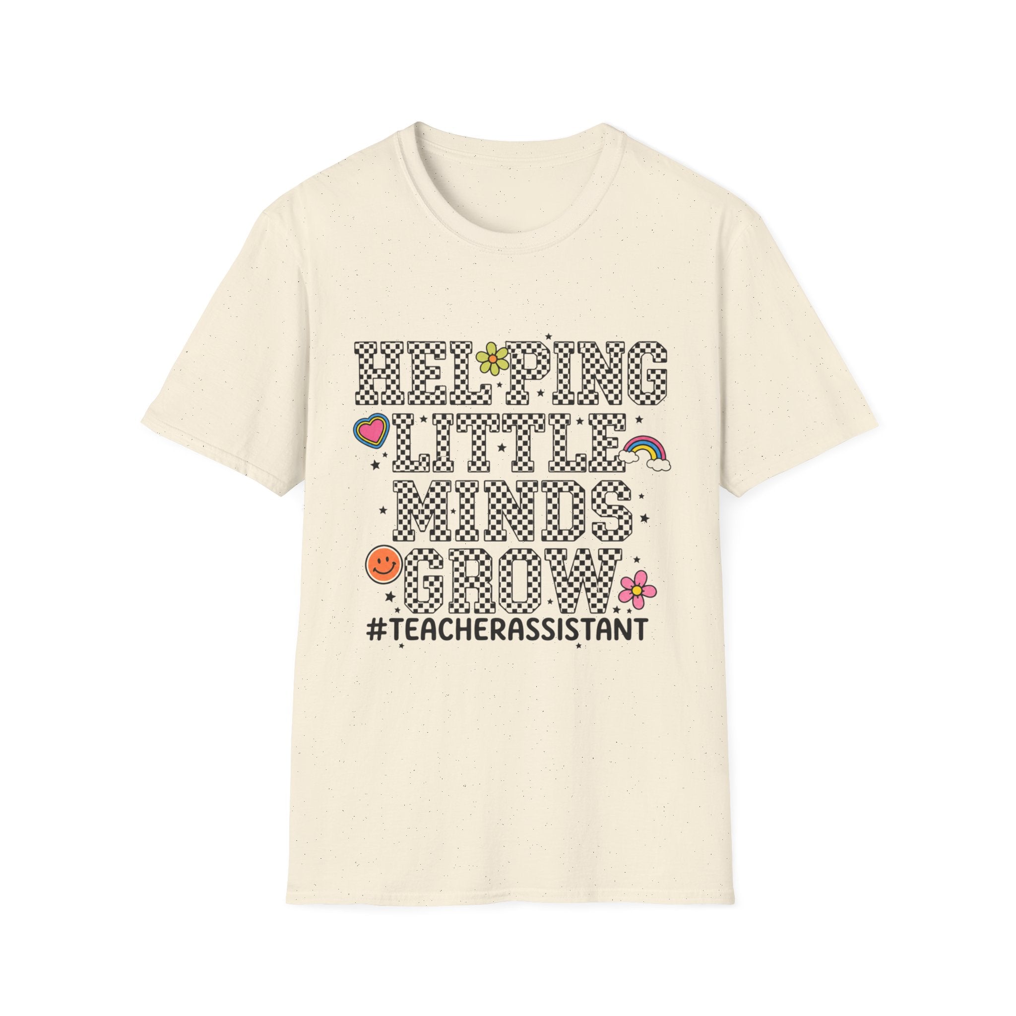 Helping Little Minds Grow T-Shirt — Cute Teacher Assistant Tee