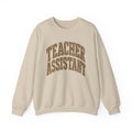 Teacher Assistant Leopard Print Crewneck Sweatshirt