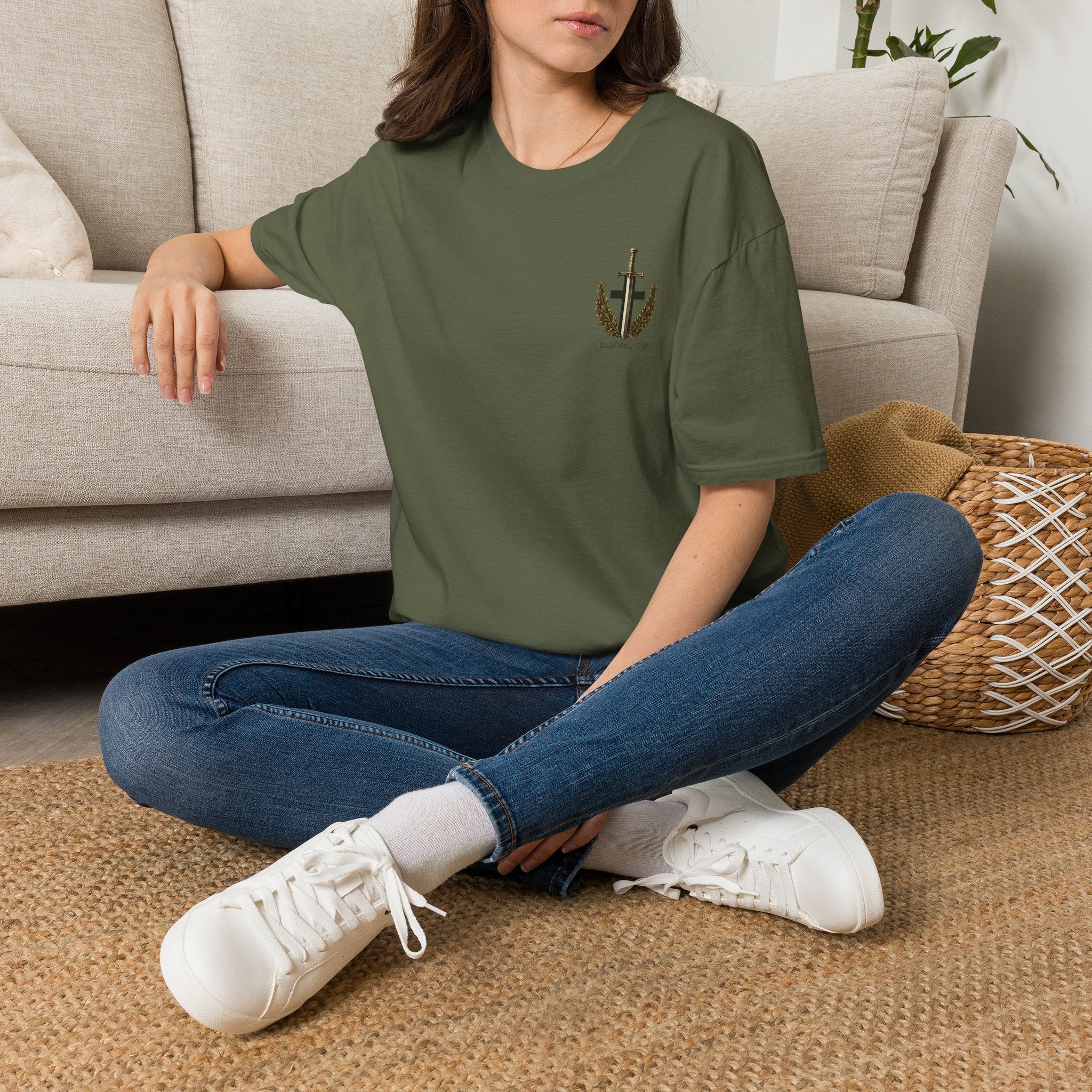 The Battle Belongs to the Lord T-Shirt — Christian Faith Tee (1 Samuel 17:47)