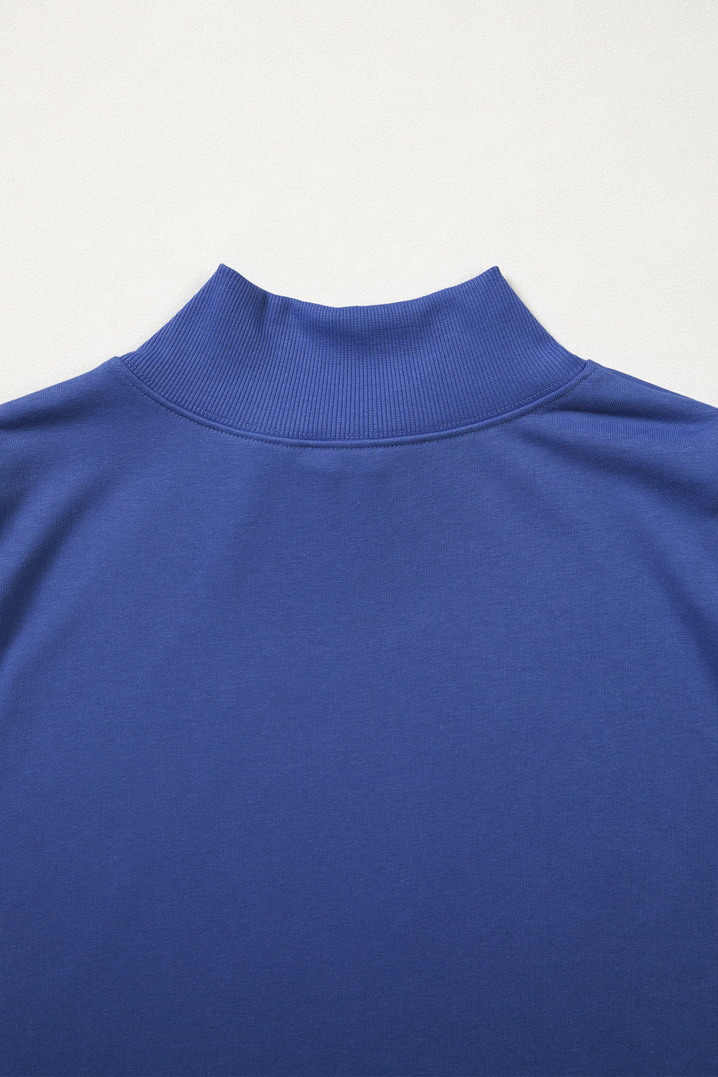 Pink Solid Color High Neck Cap Sleeve Loose Top